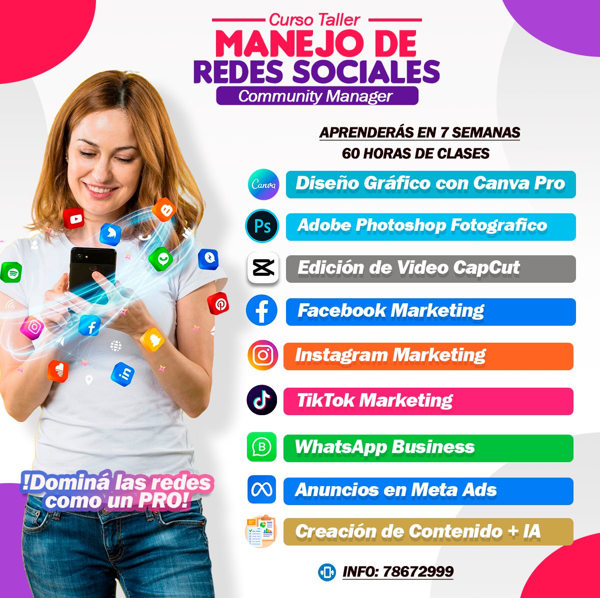 EduDiseño - Academia de Diseño y Marketing Digital Facebook ad: CURSO ONLINE BOLIVIA