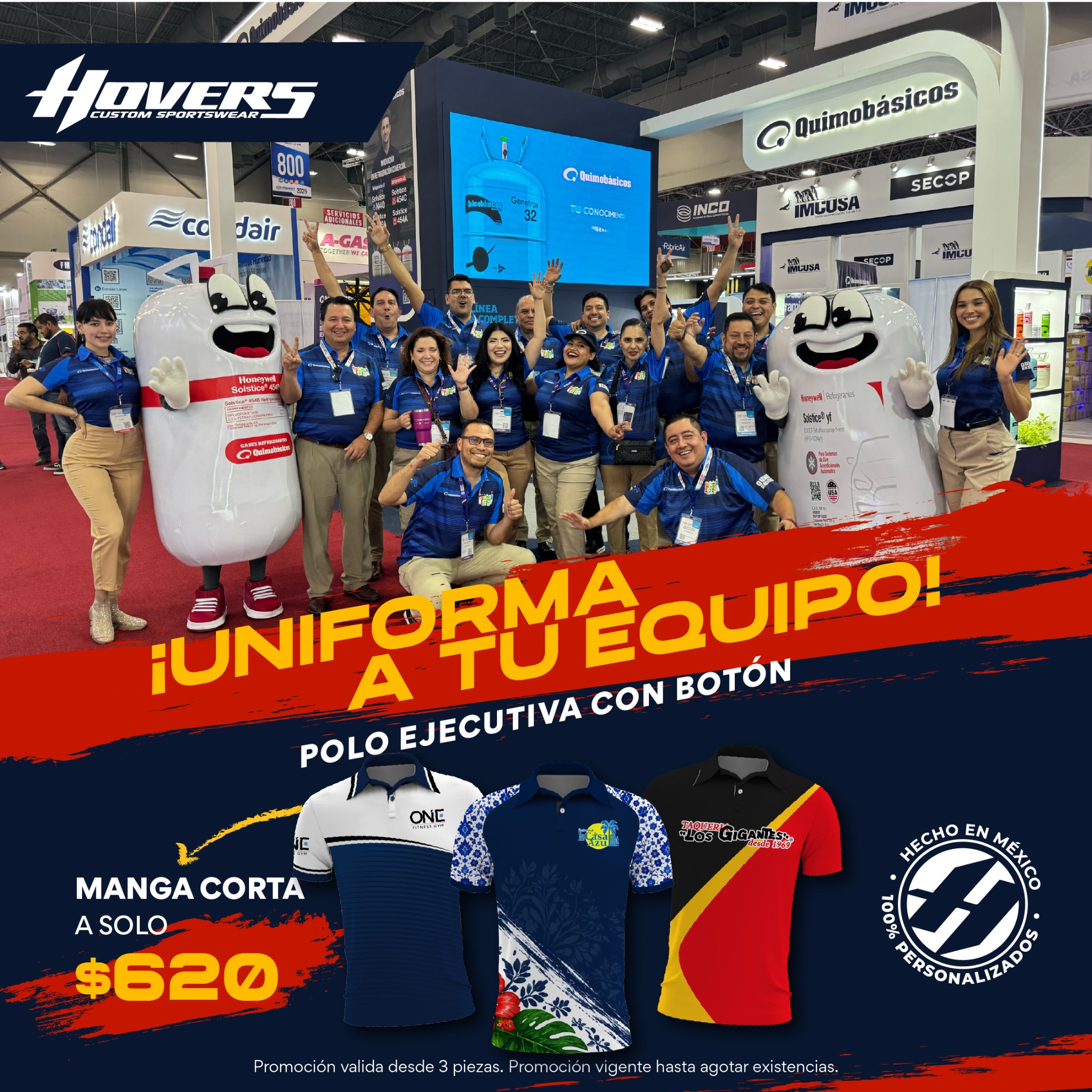 Hovers Facebook ad: Escríbenos y lo armamos