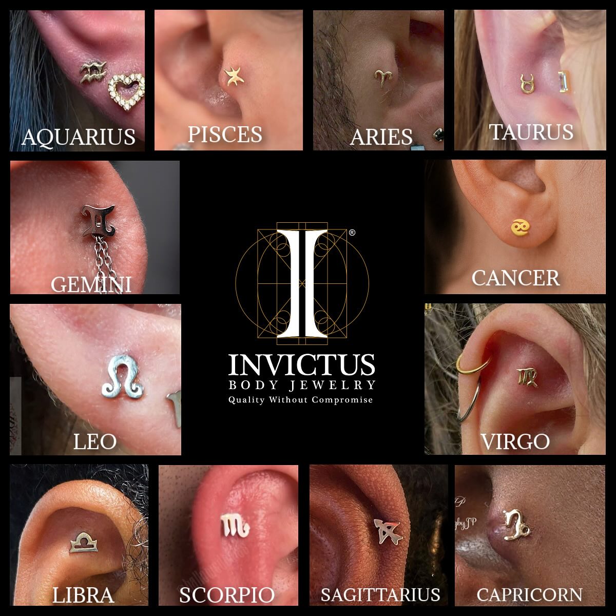 Invictus Body Jewelry  Facebook ad