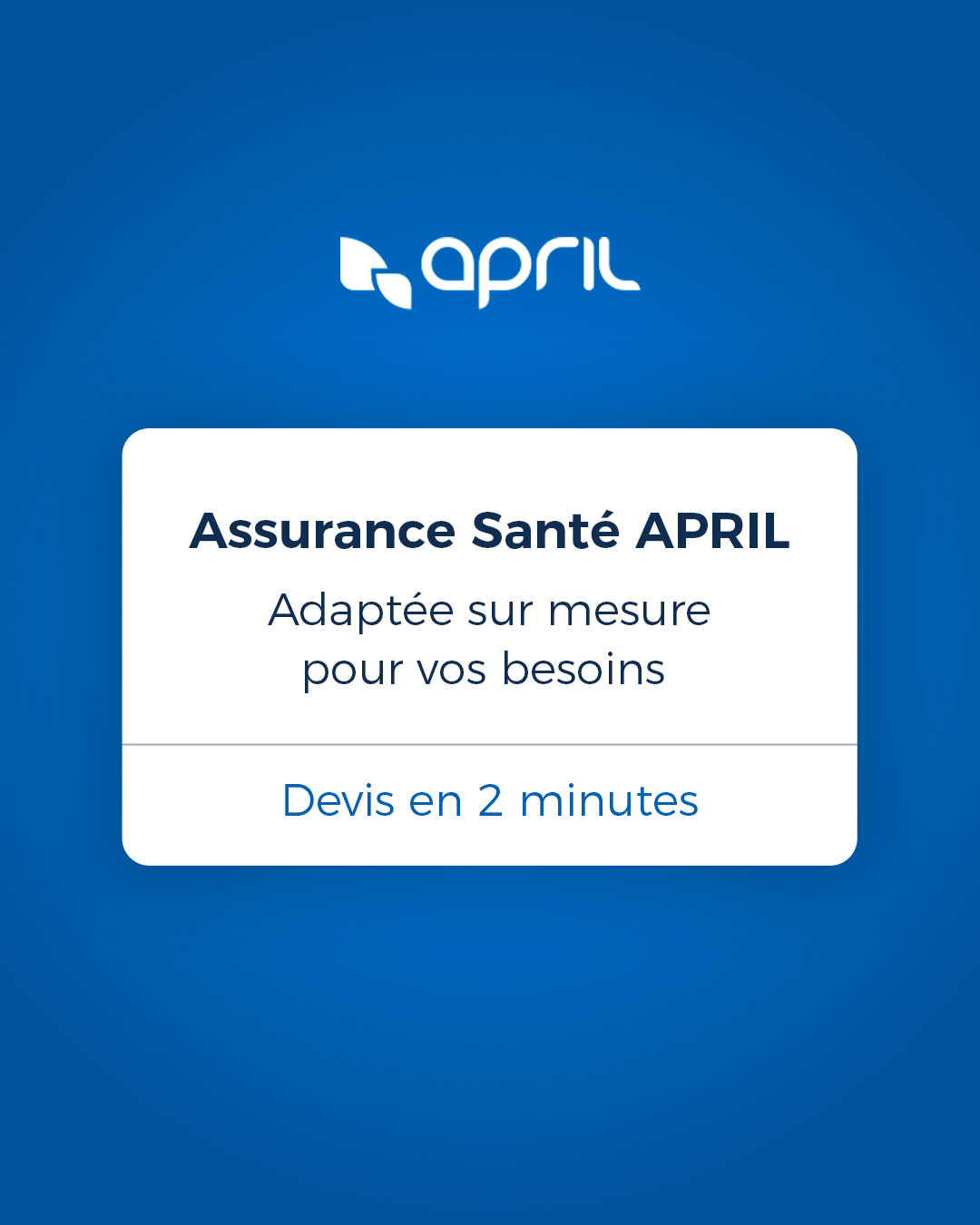 APRIL Facebook ad
