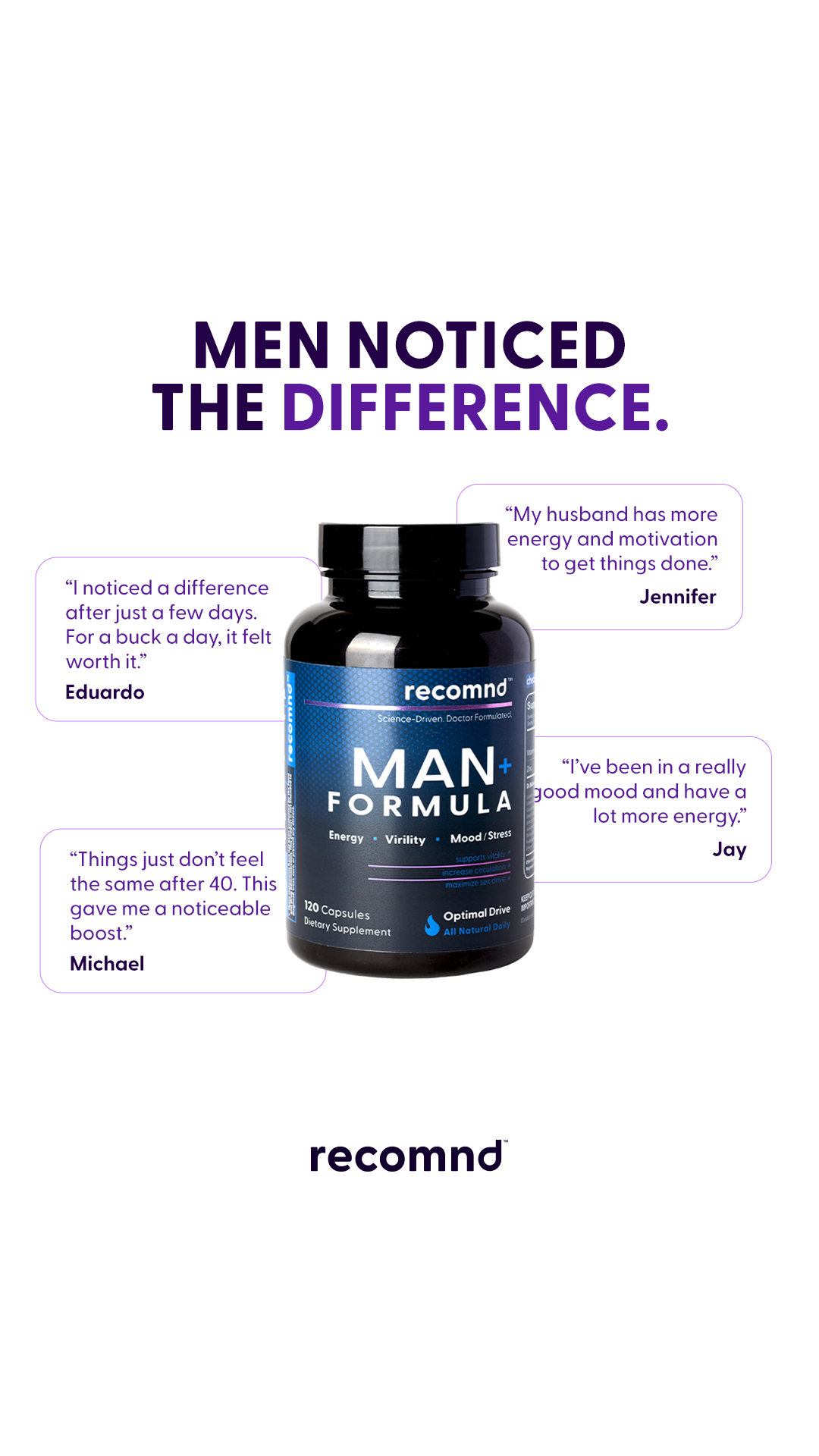 Recomnd Nutrition Facebook ad