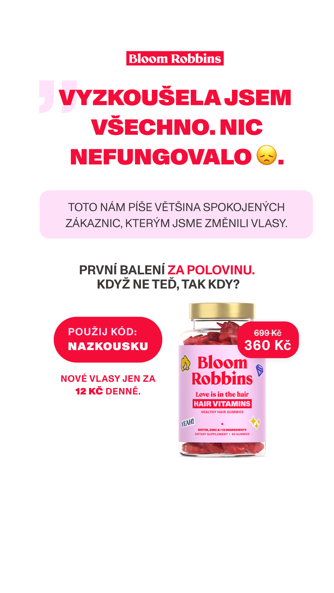 Bloom Robbins SK/CZ Facebook ad