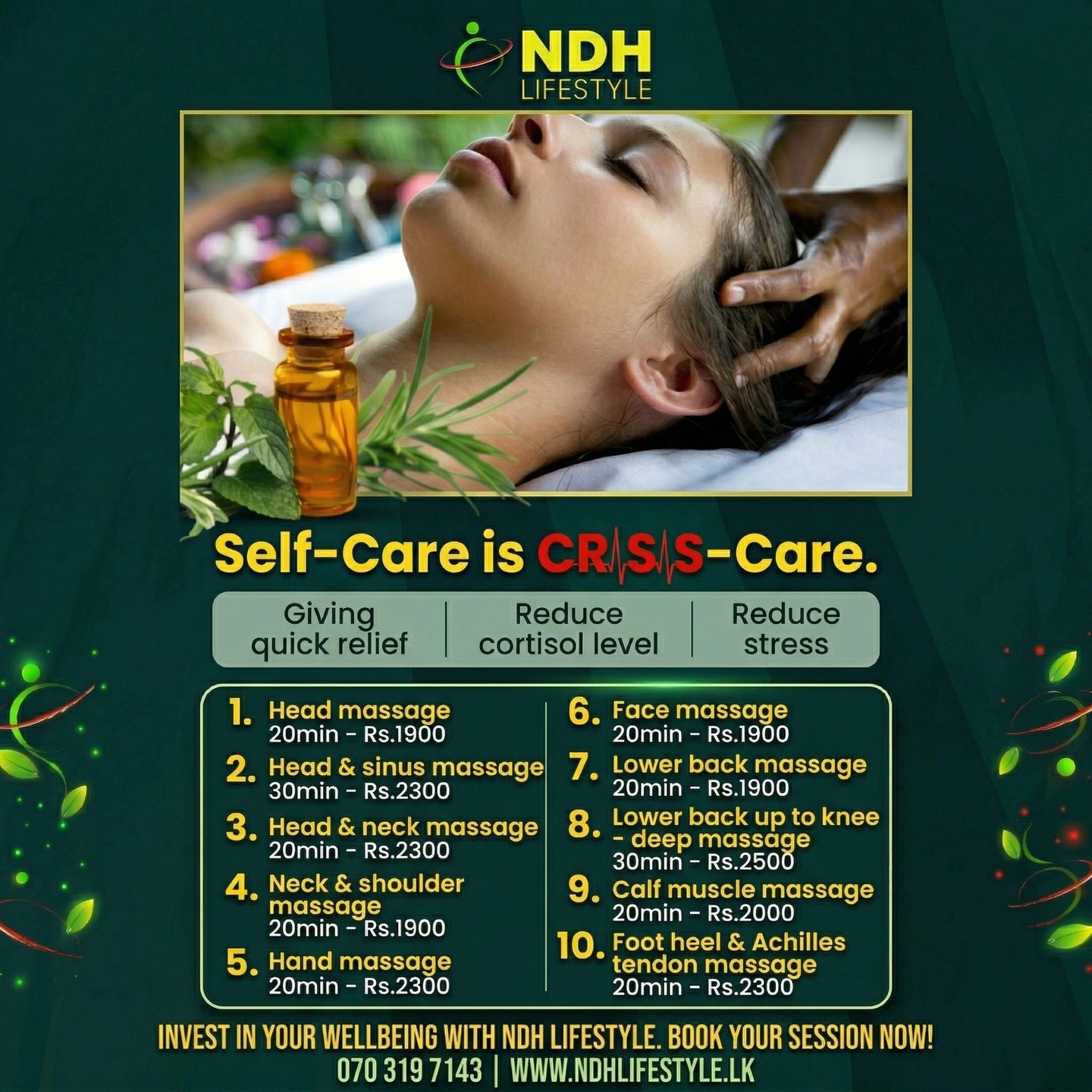 ndhlifestylehealing Facebook ad: Fuel pollutes. Wellness heals.