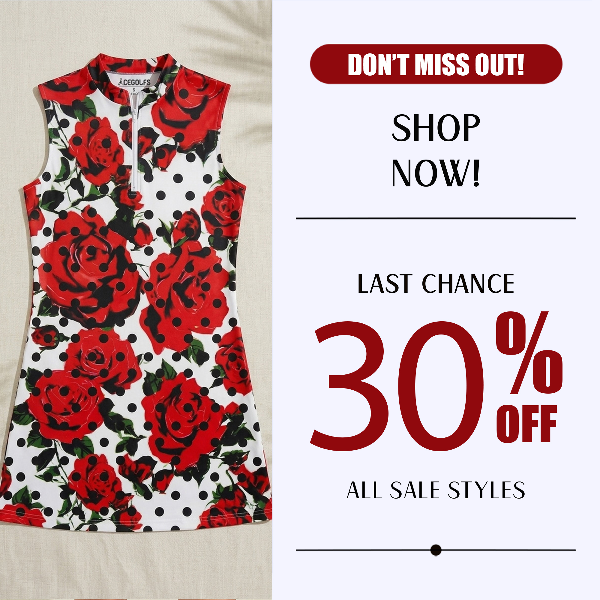 Acegolfs Fashion Facebook ad