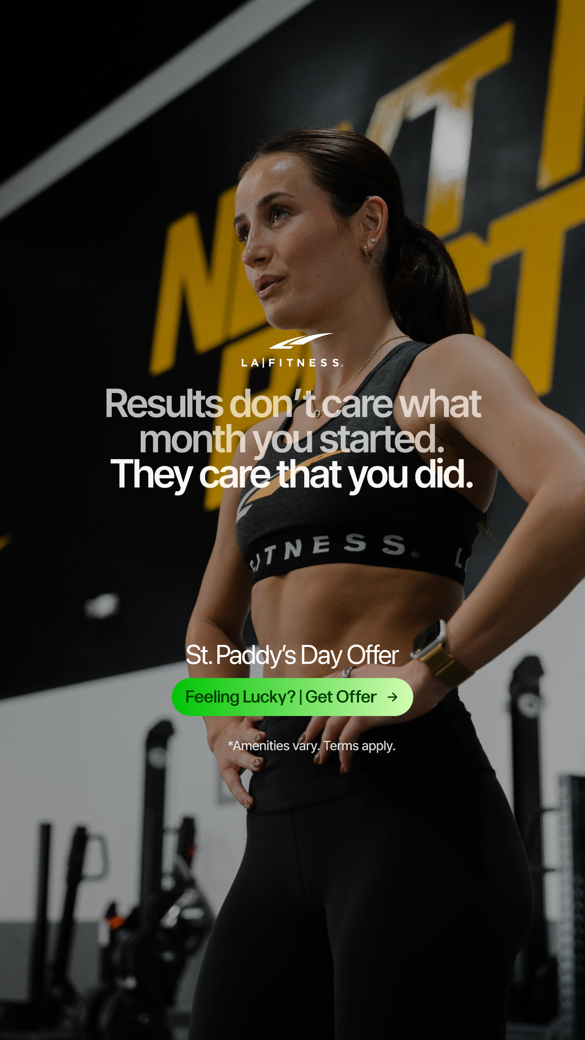 LA Fitness Facebook ad
