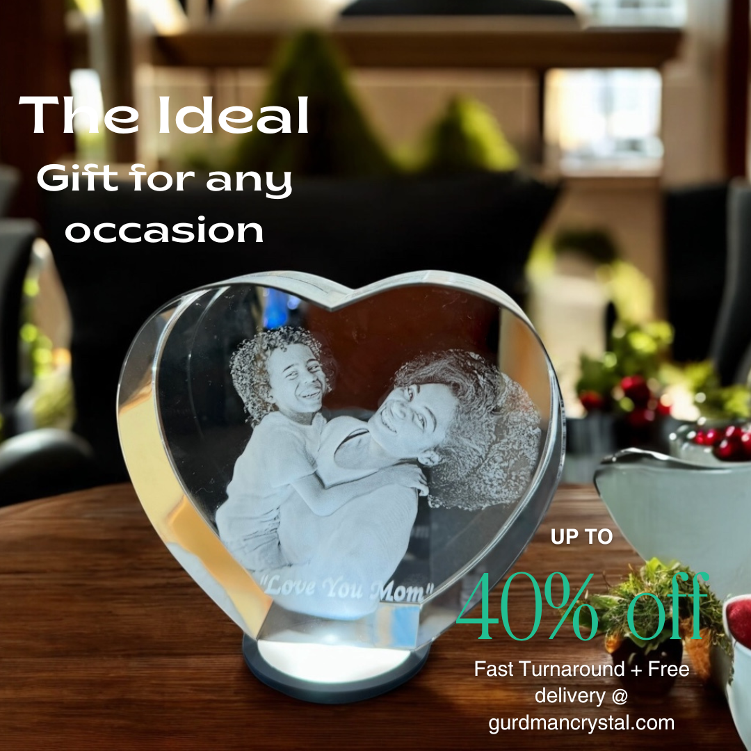 Gurdman Crystal Facebook ad: From Mother’s Day and Father’s Day to birthdays…