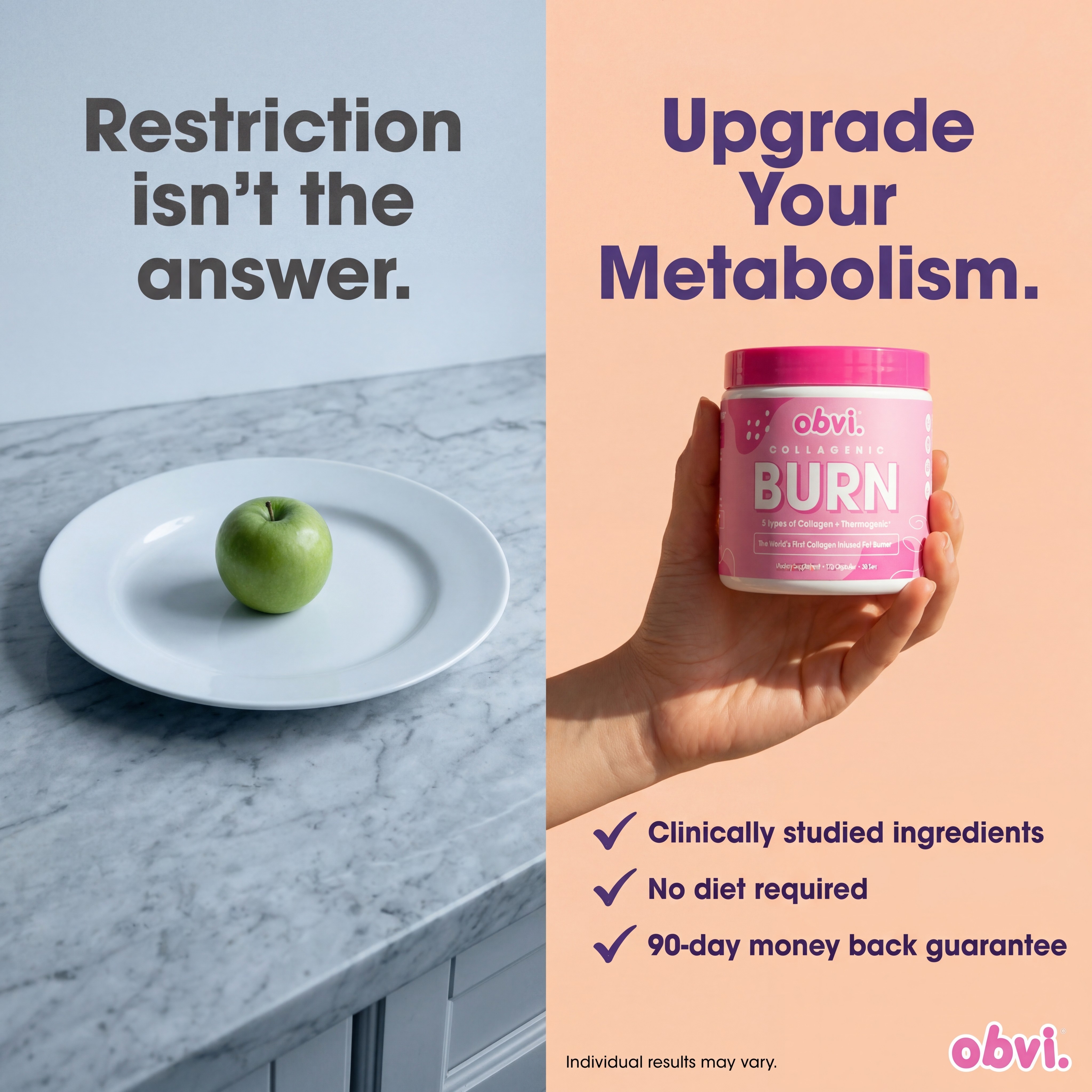 Obvi Facebook ad