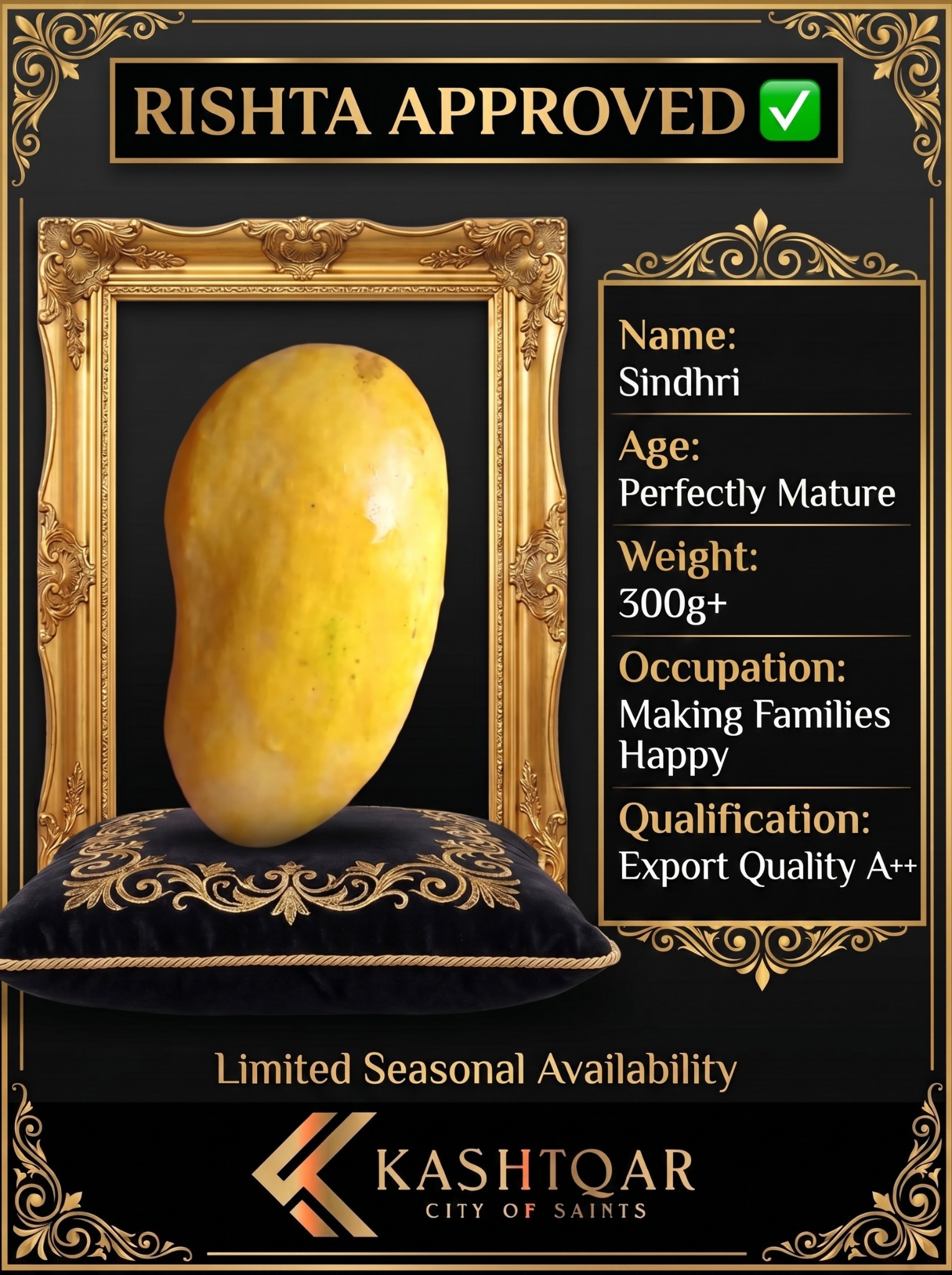 Kashtqar Facebook ad: The Rishta Approved Angle