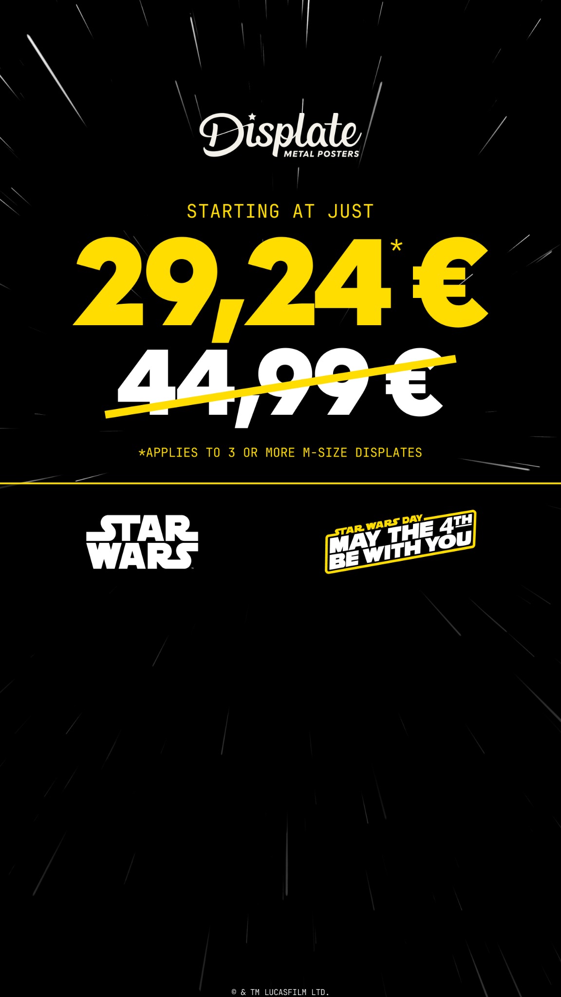 Displate Facebook ad