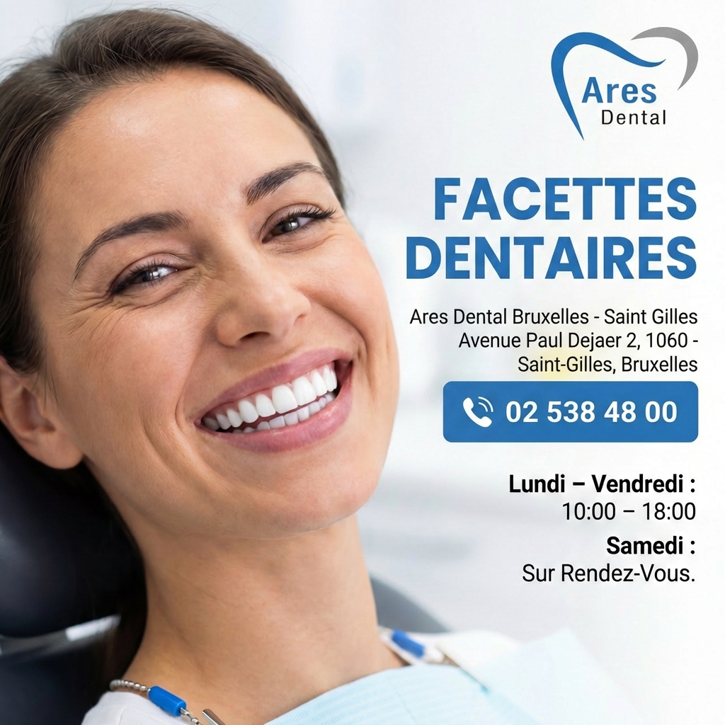 Arès Dental Belgique Facebook ad: Cabinet dentaire Saint-Gilles