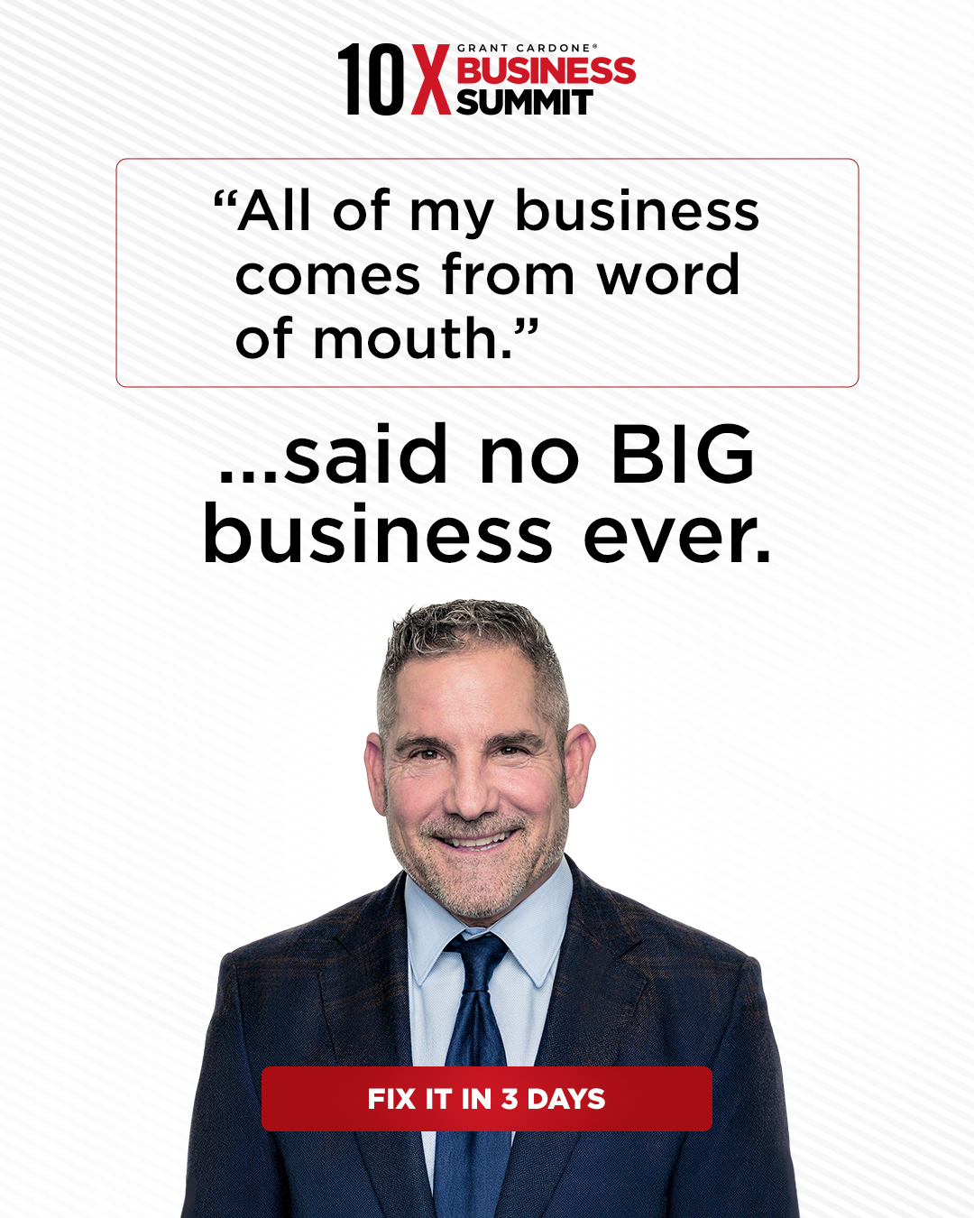 Grant Cardone Facebook ad