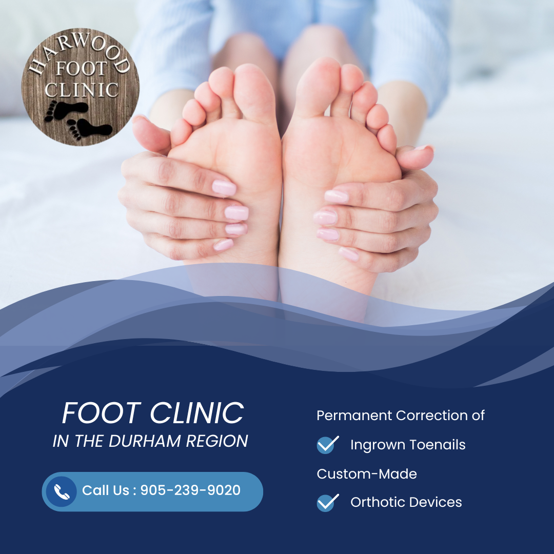 Harwood Foot Clinic Facebook ad: Discover our services!