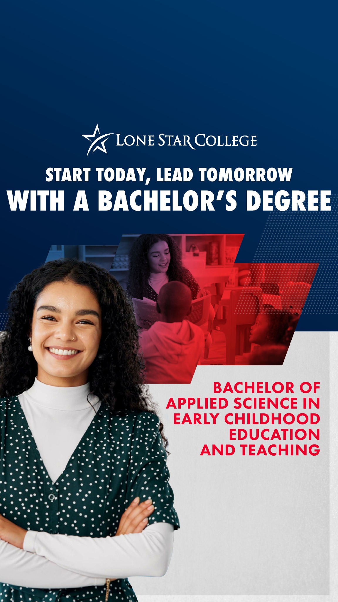 Lone Star College Facebook ad