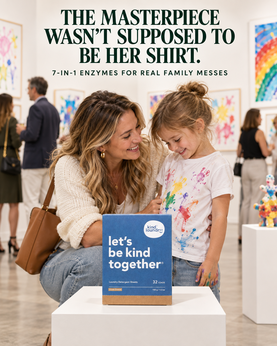 Kind Laundry Facebook ad: Seven Stain-Fighting Enzymes
