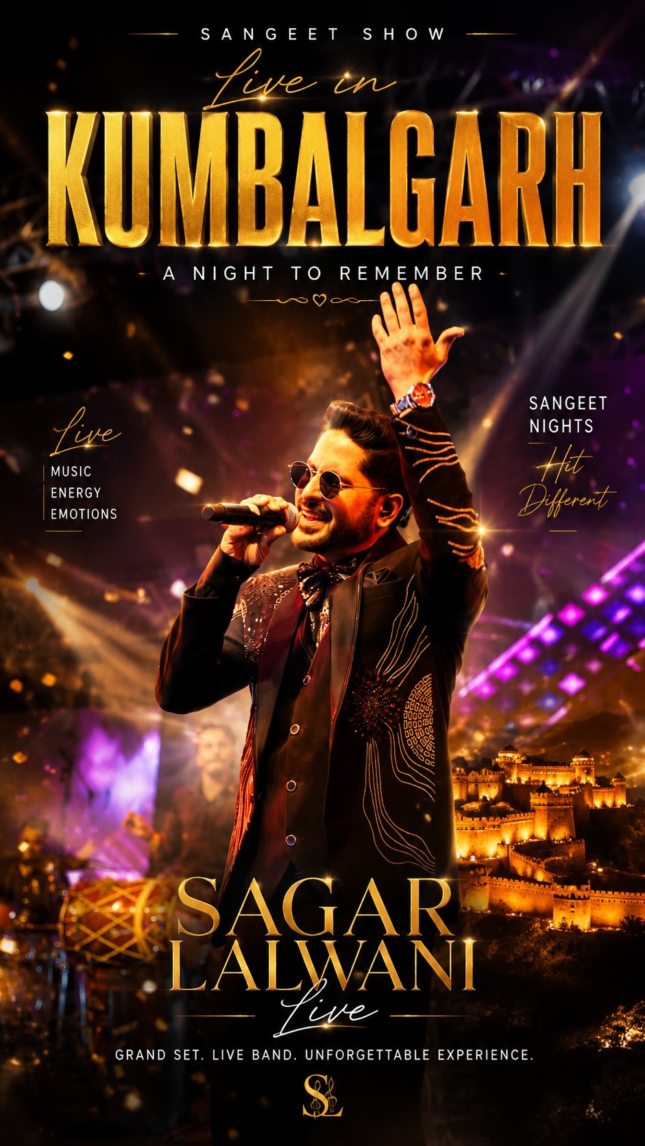 Sagar Lalwani Facebook ad: Your Wedding Deserves the Grand Sagar Lalwani Live…