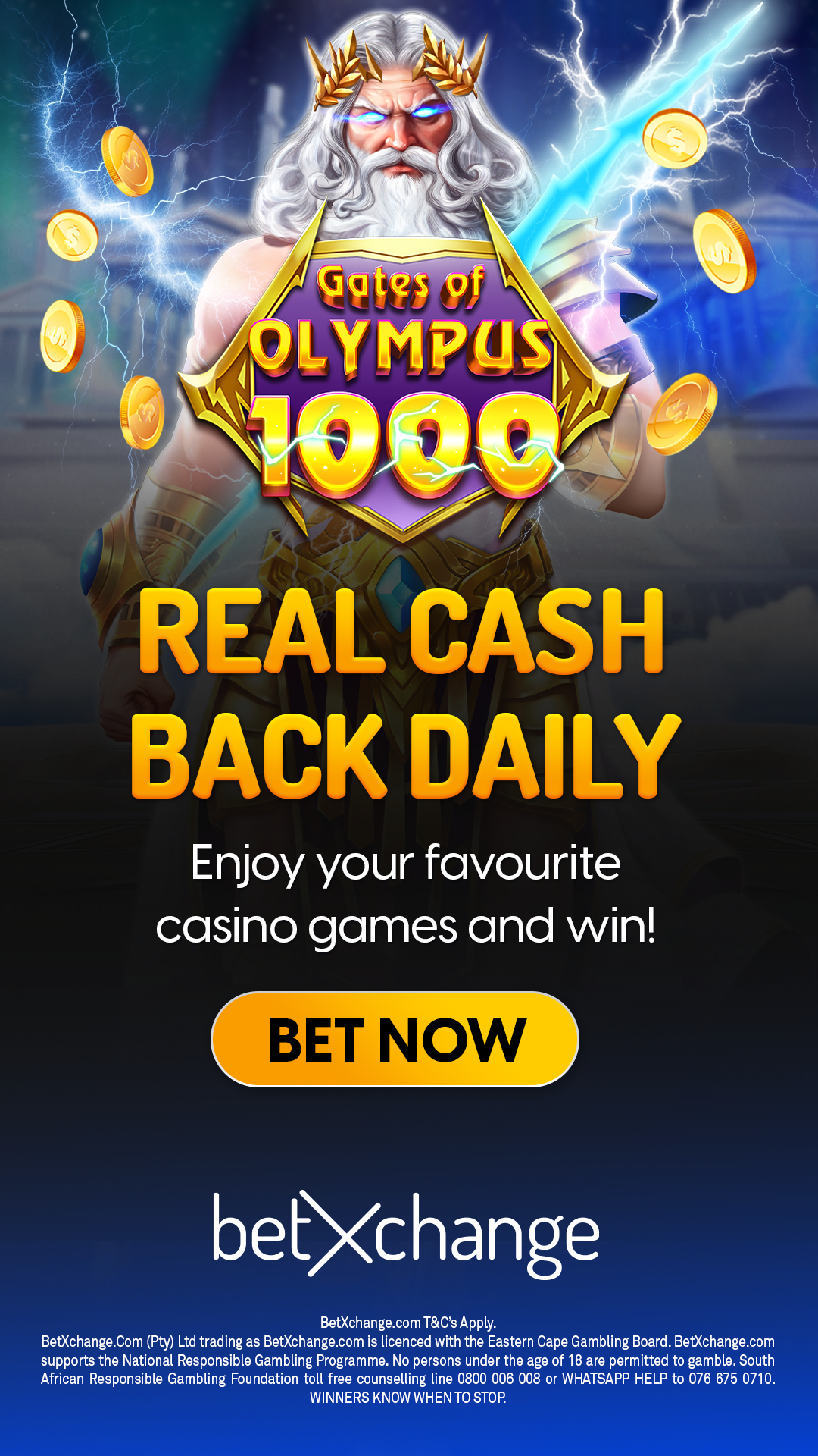 BetXchange South Africa Facebook ad