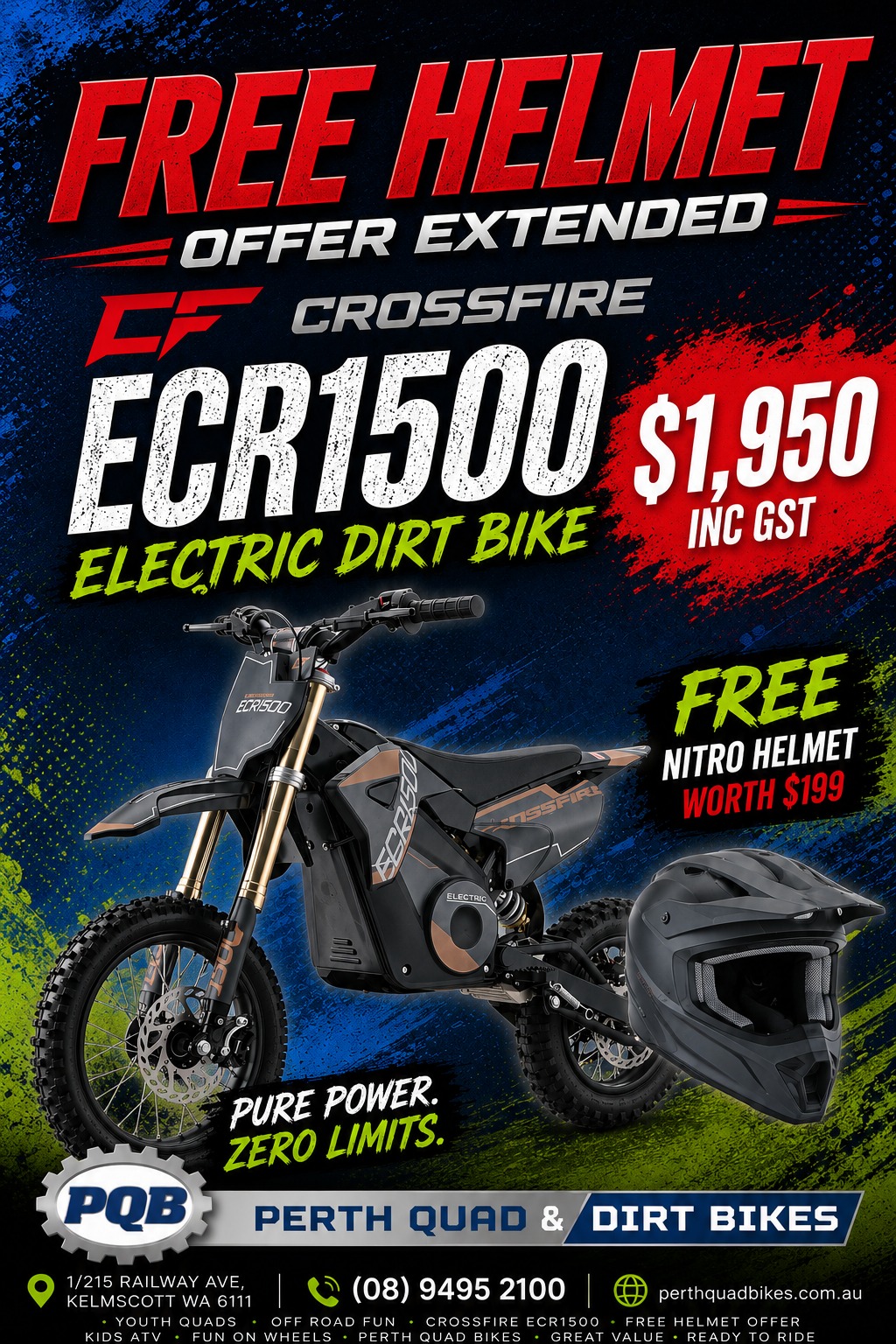 Perth Quad Bikes Facebook ad from Jul 8, 2026