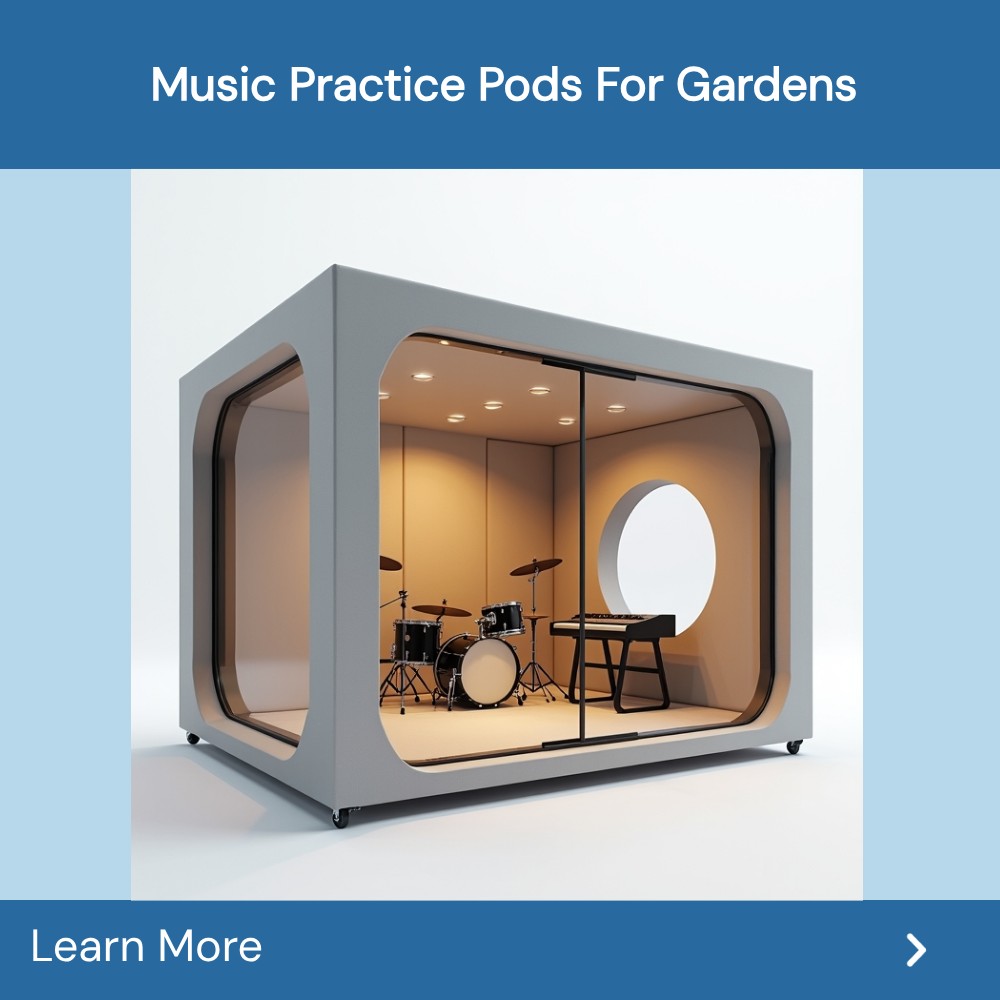 QuickSearches Beat Facebook ad: Music Practice Pods For Gardens?