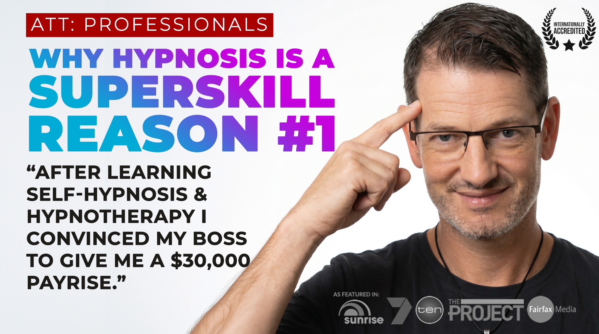 Shane Fozard Facebook ad: Self Hypnosis = Career Payrise