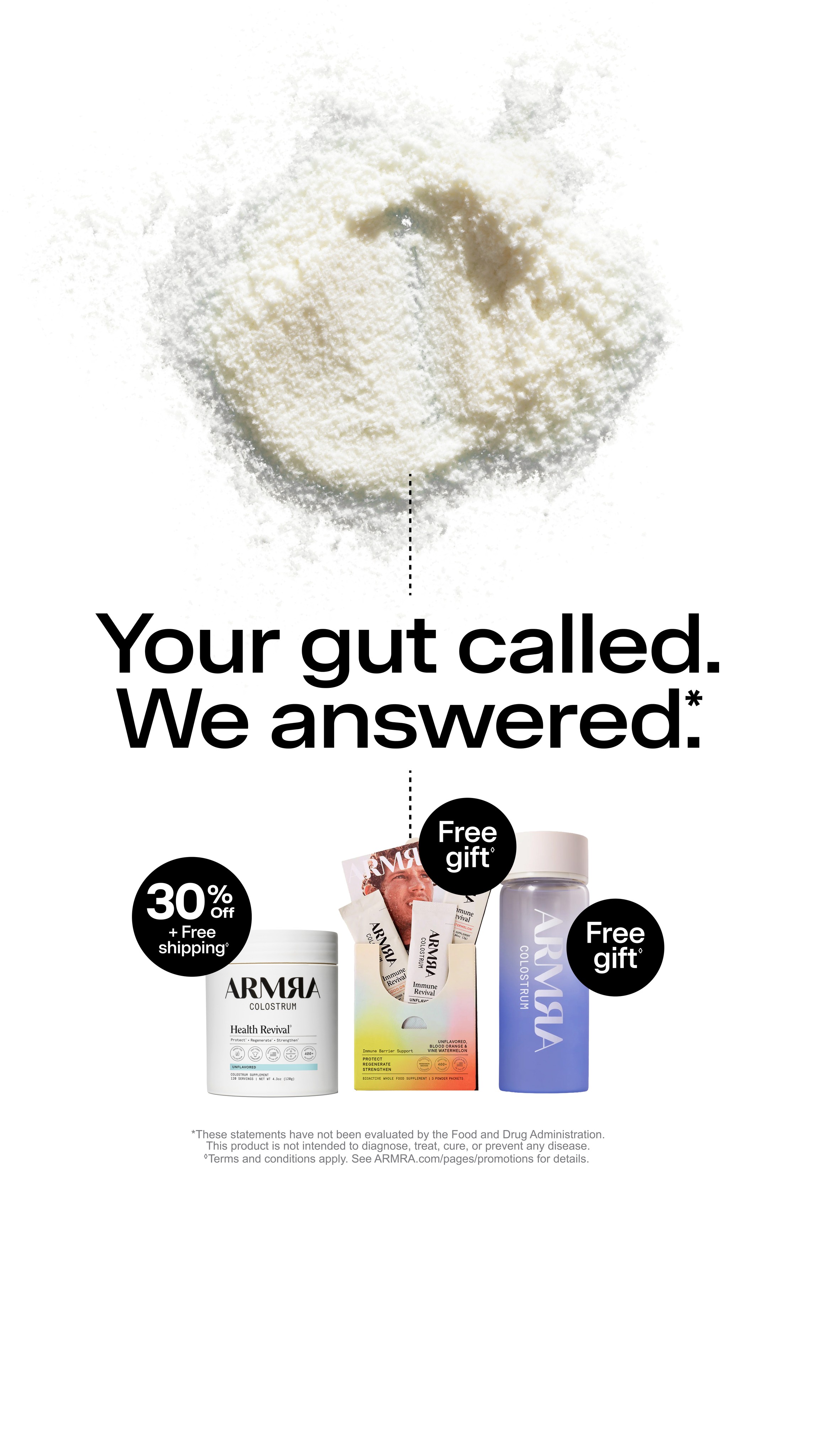 ARMRA Facebook ad