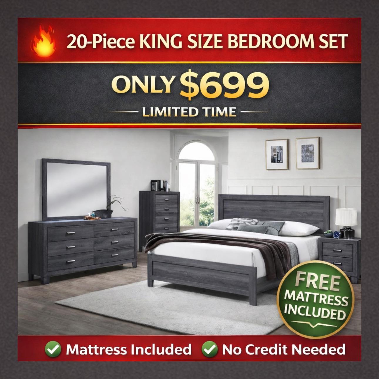 My Home Furniture Facebook ad: BEST FURNITURE DEALS IN ROCKFORD