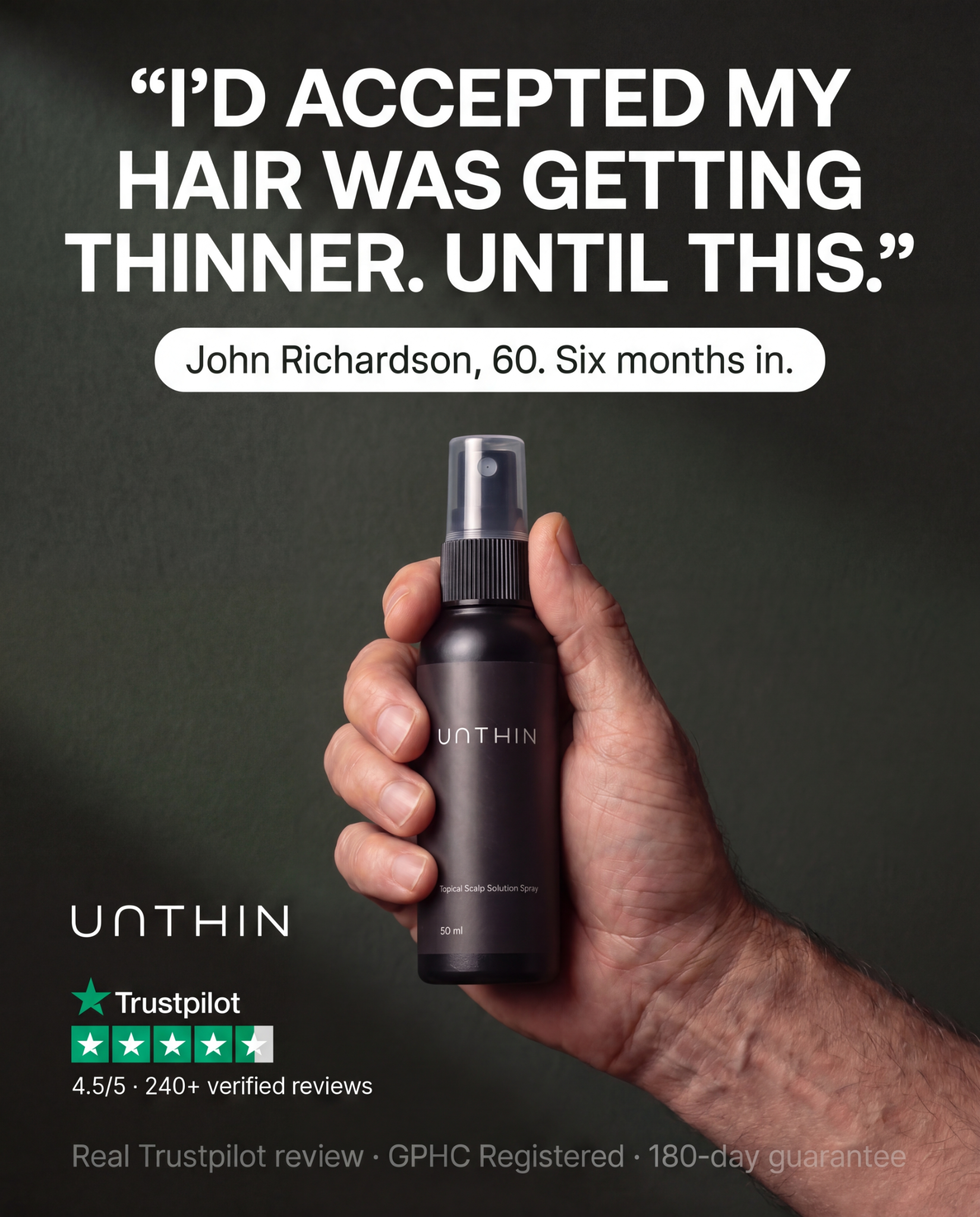 Unthinhair Facebook ad