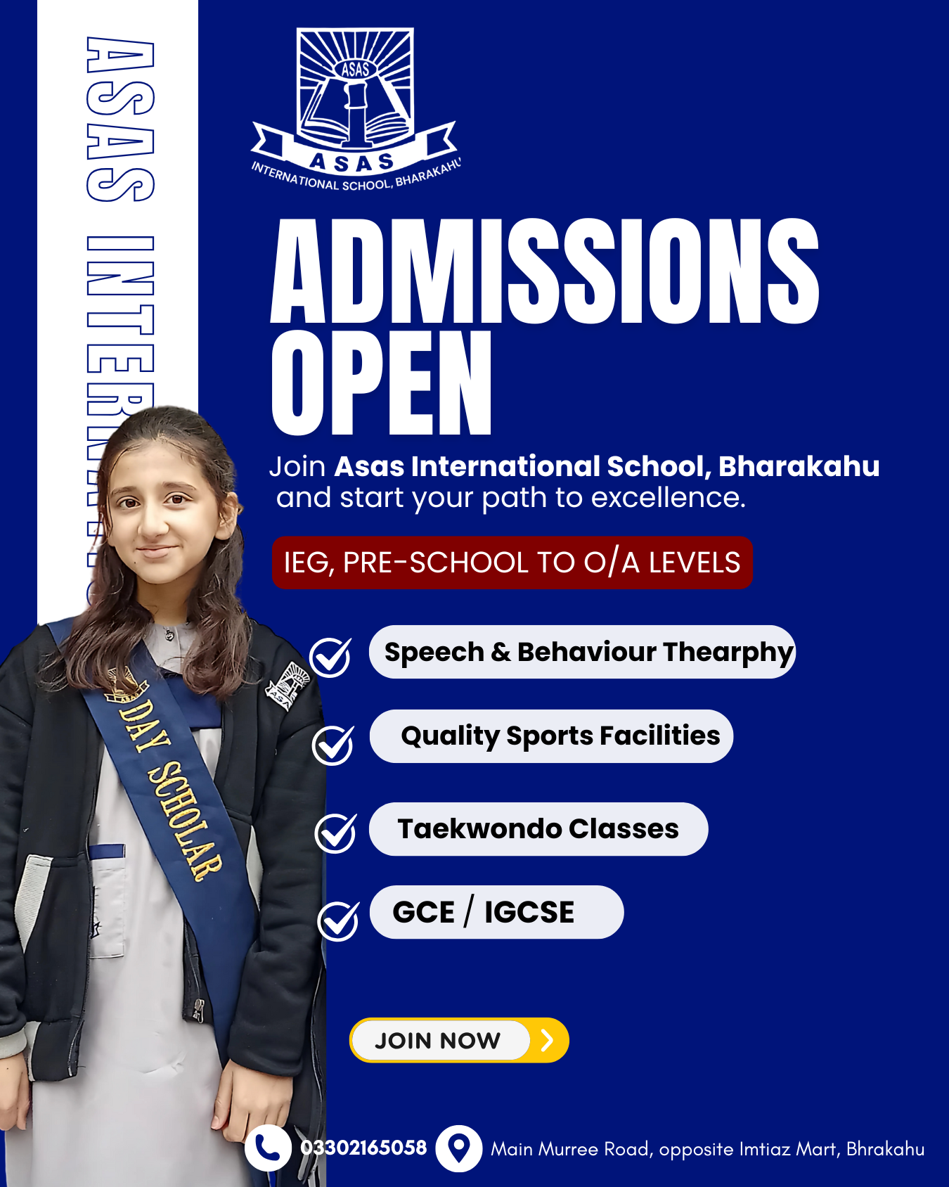 BK Asas International School Facebook ad: Limited seats, Enroll now!