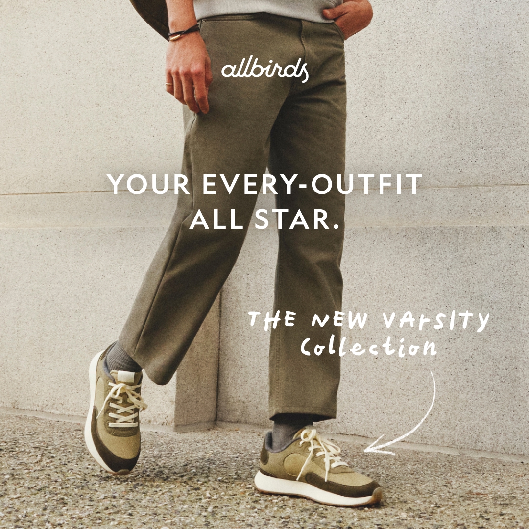 Allbirds Facebook ad