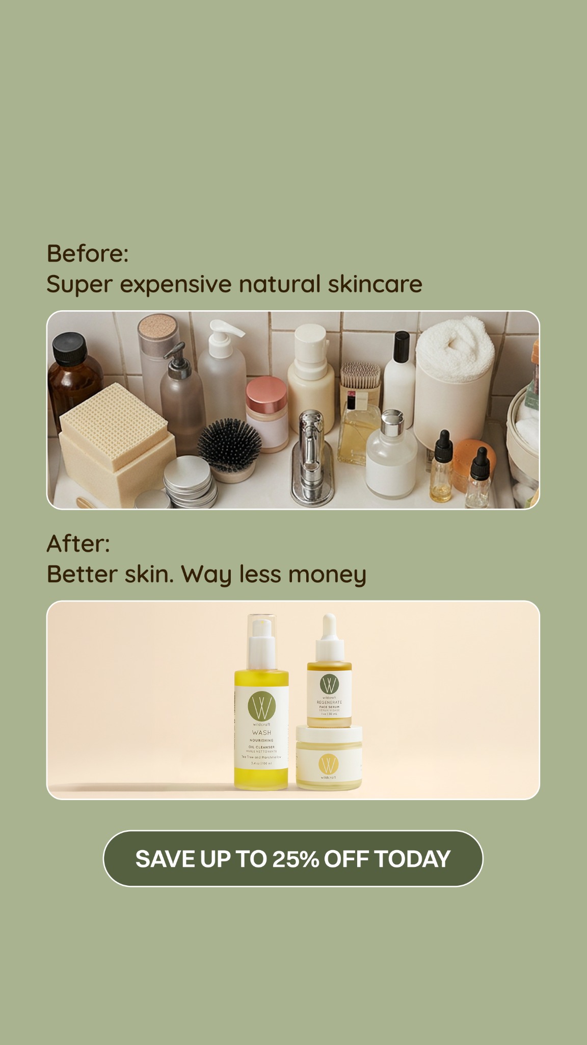 Wildcraft Care Facebook ad: Better skin at a better price