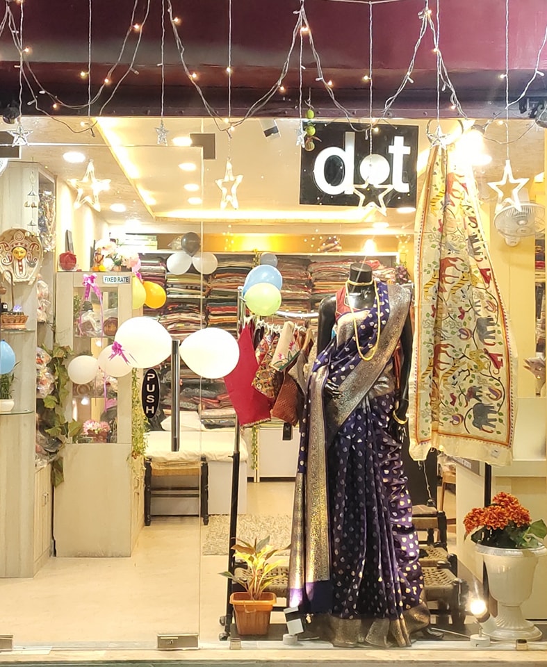 dot Facebook ad: Exotic collections of Hand Painted & Hand Woven…