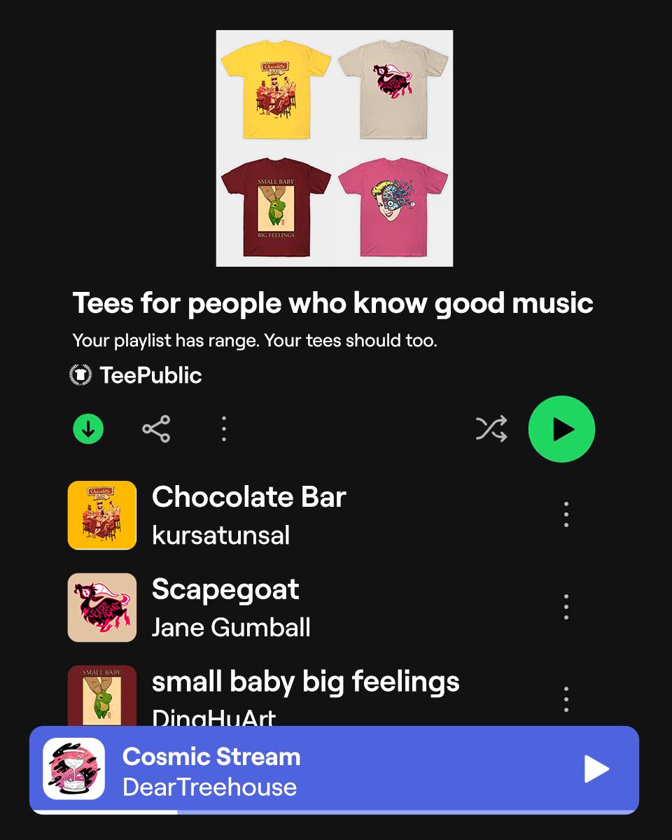 TeePublic.com Facebook ad