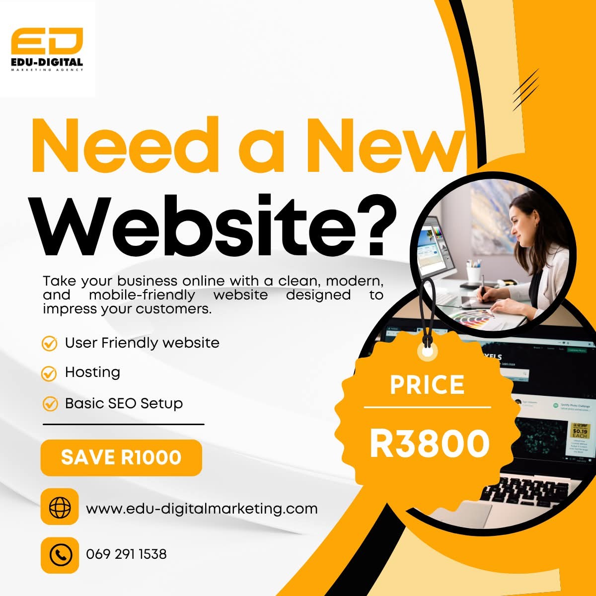 Edu-digital Marketing Agency Facebook ad: Your strategic partner in the digital realm.
