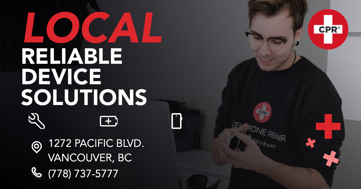 CPR Cell Phone Repair Vancouver - Downtown Facebook ad from May 4, 2026