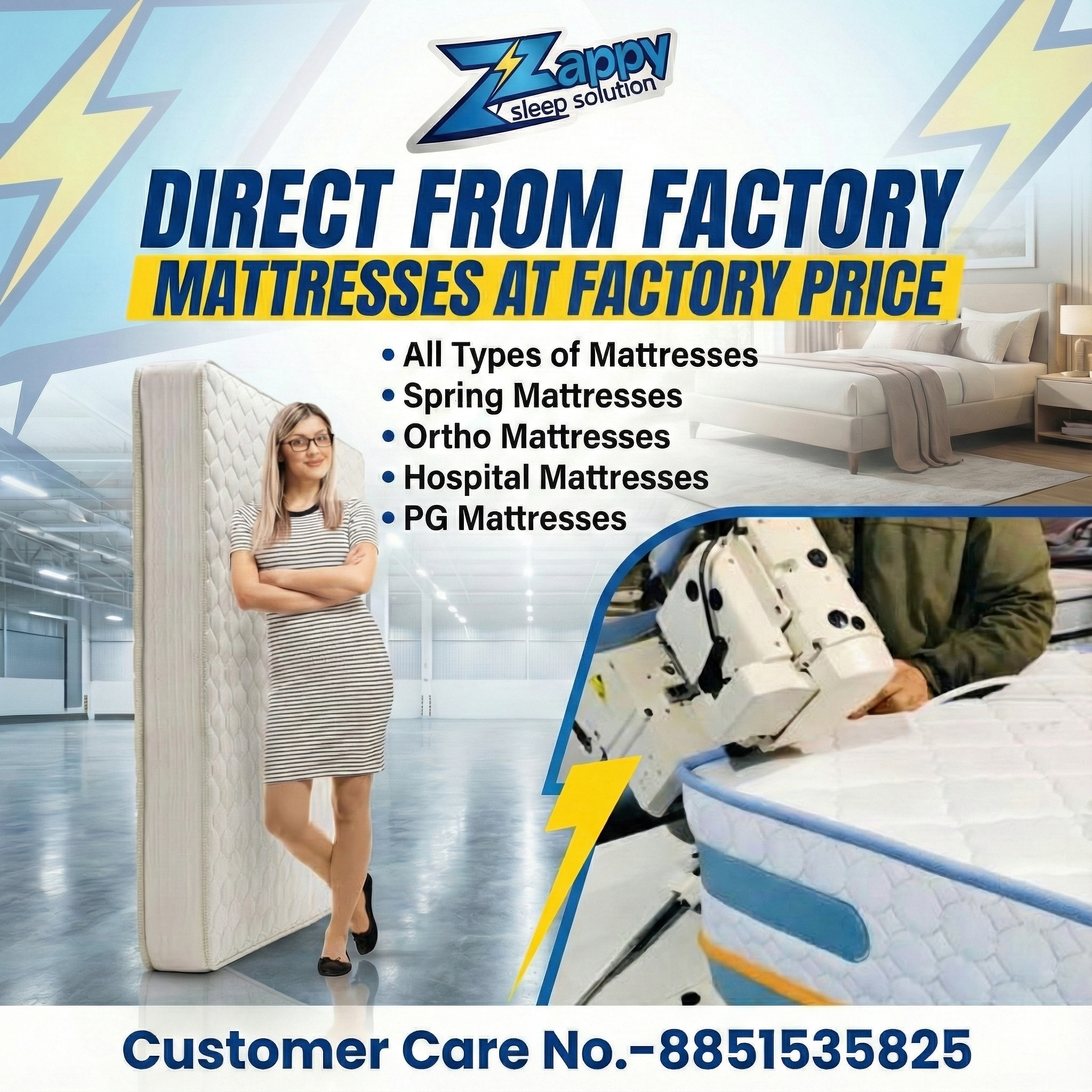 Mattress Sale Facebook ad: Call or visit us