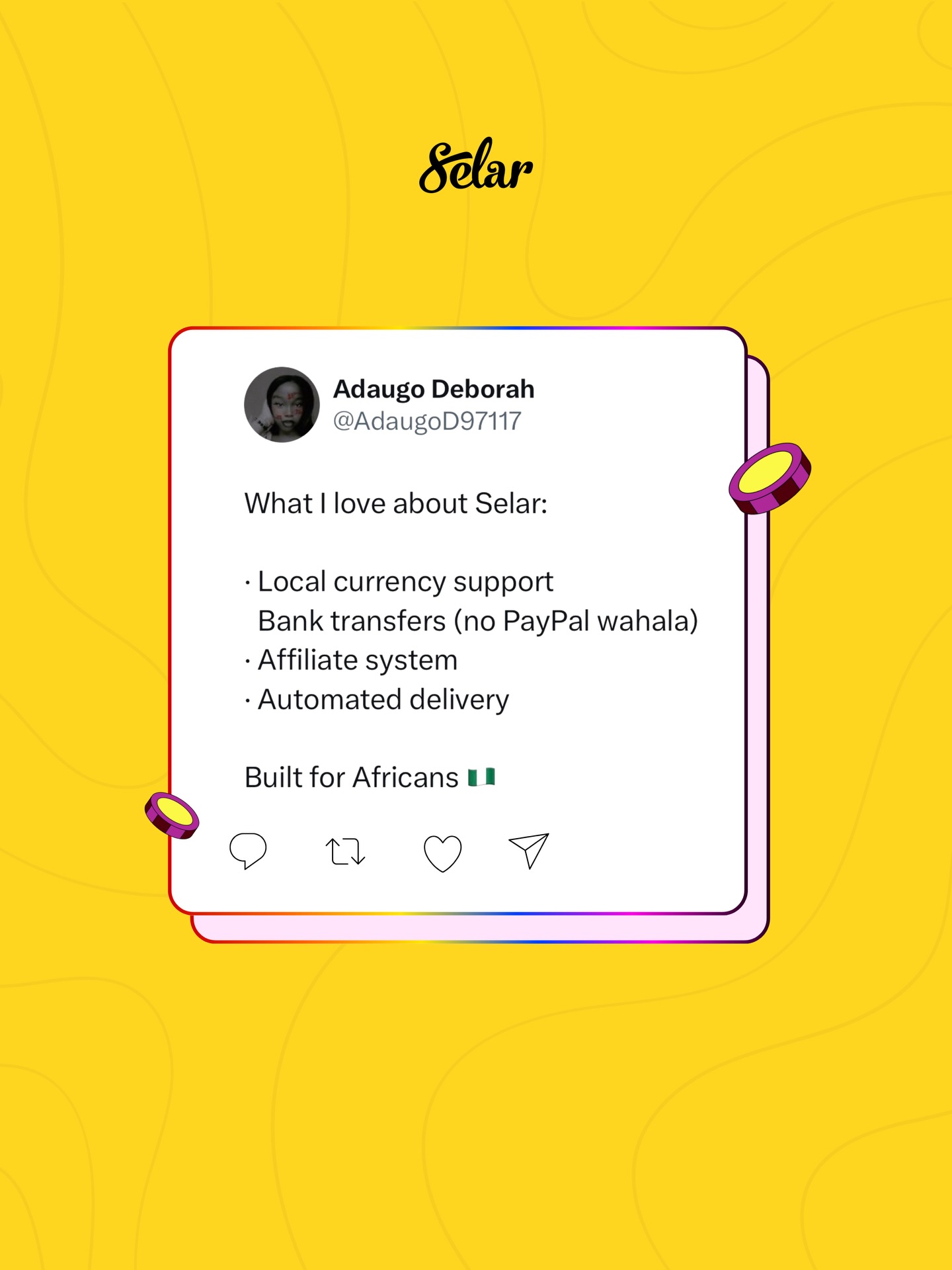 Selar: Ecommerce tool for creators & businesses Facebook ad