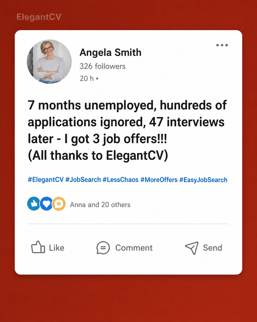 Kim - Career Coach Facebook ad