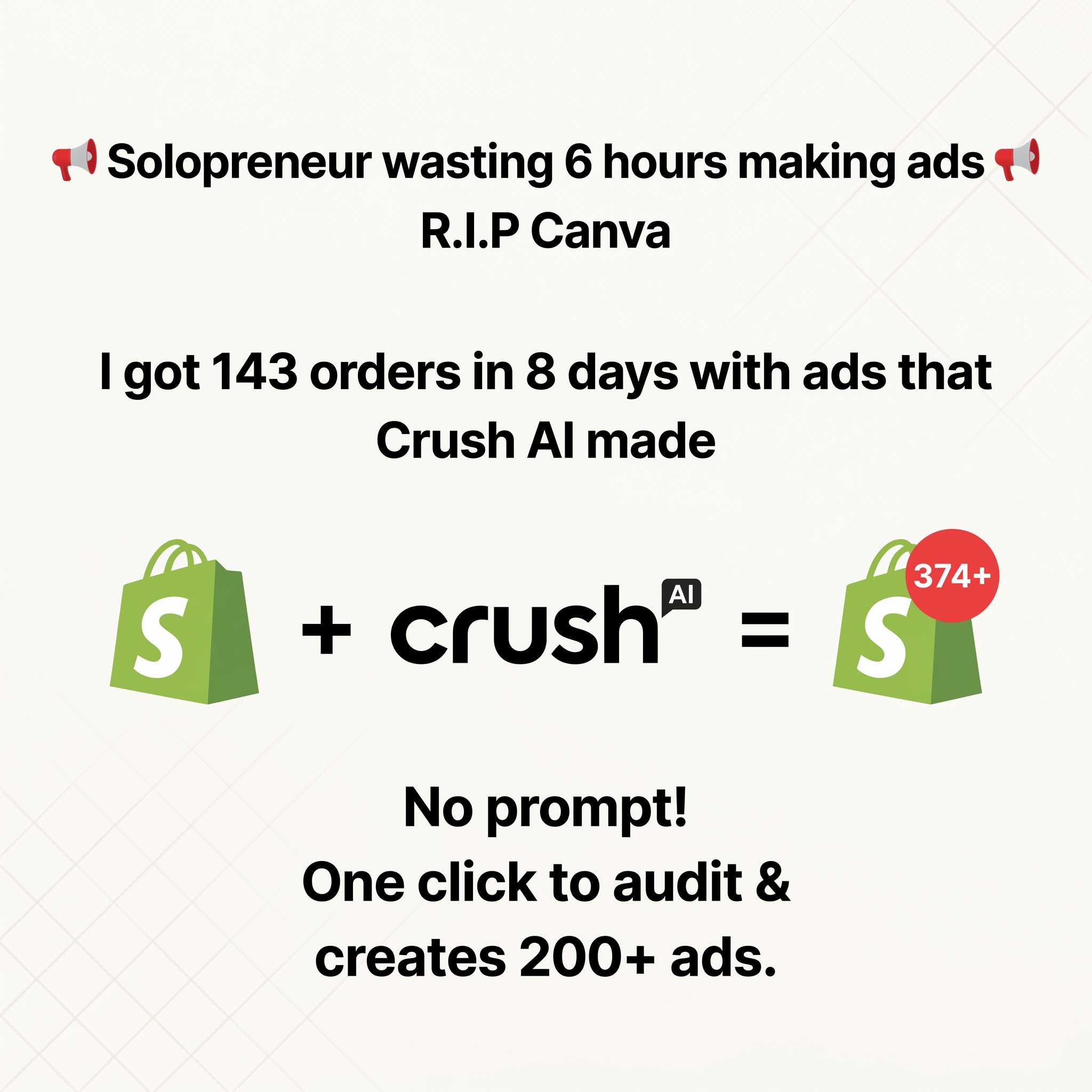 trycrush.ai Facebook ad