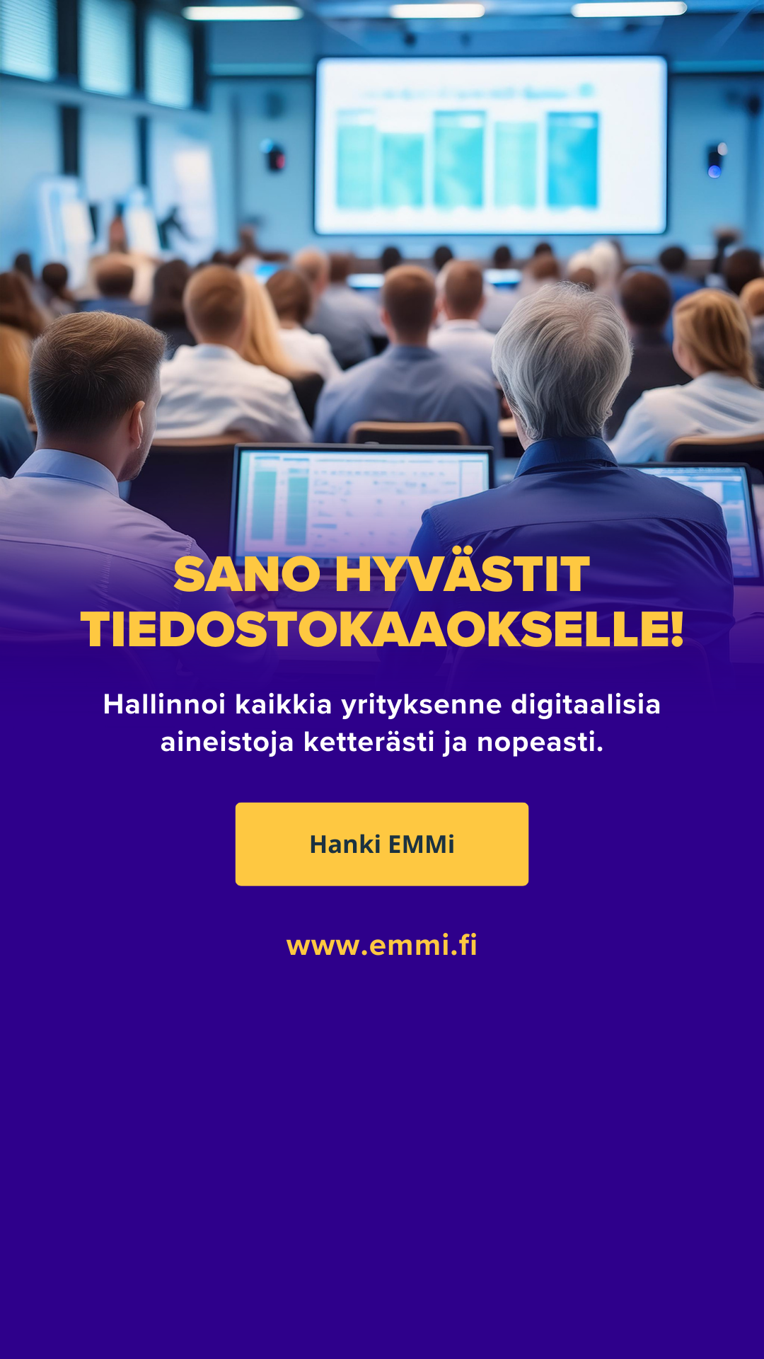 EMMi Mediapankki Facebook ad from May 28, 2024