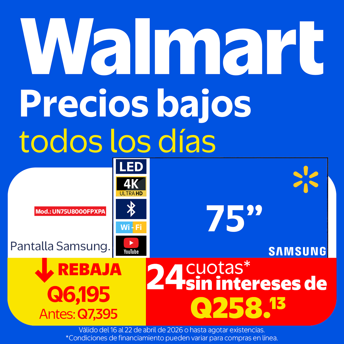 Walmart Guatemala Facebook ad