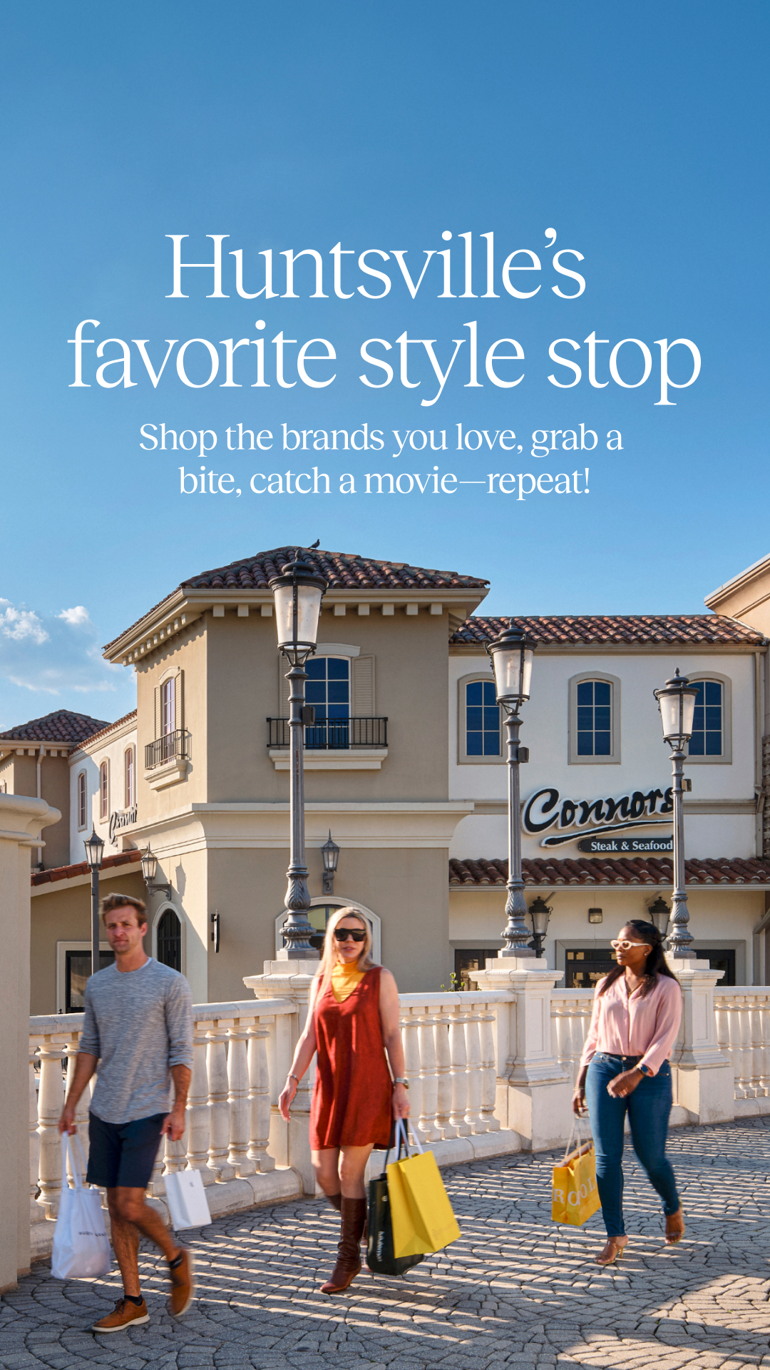 Bridge Street Town Centre Huntsville Facebook ad from Jan 29, 2026