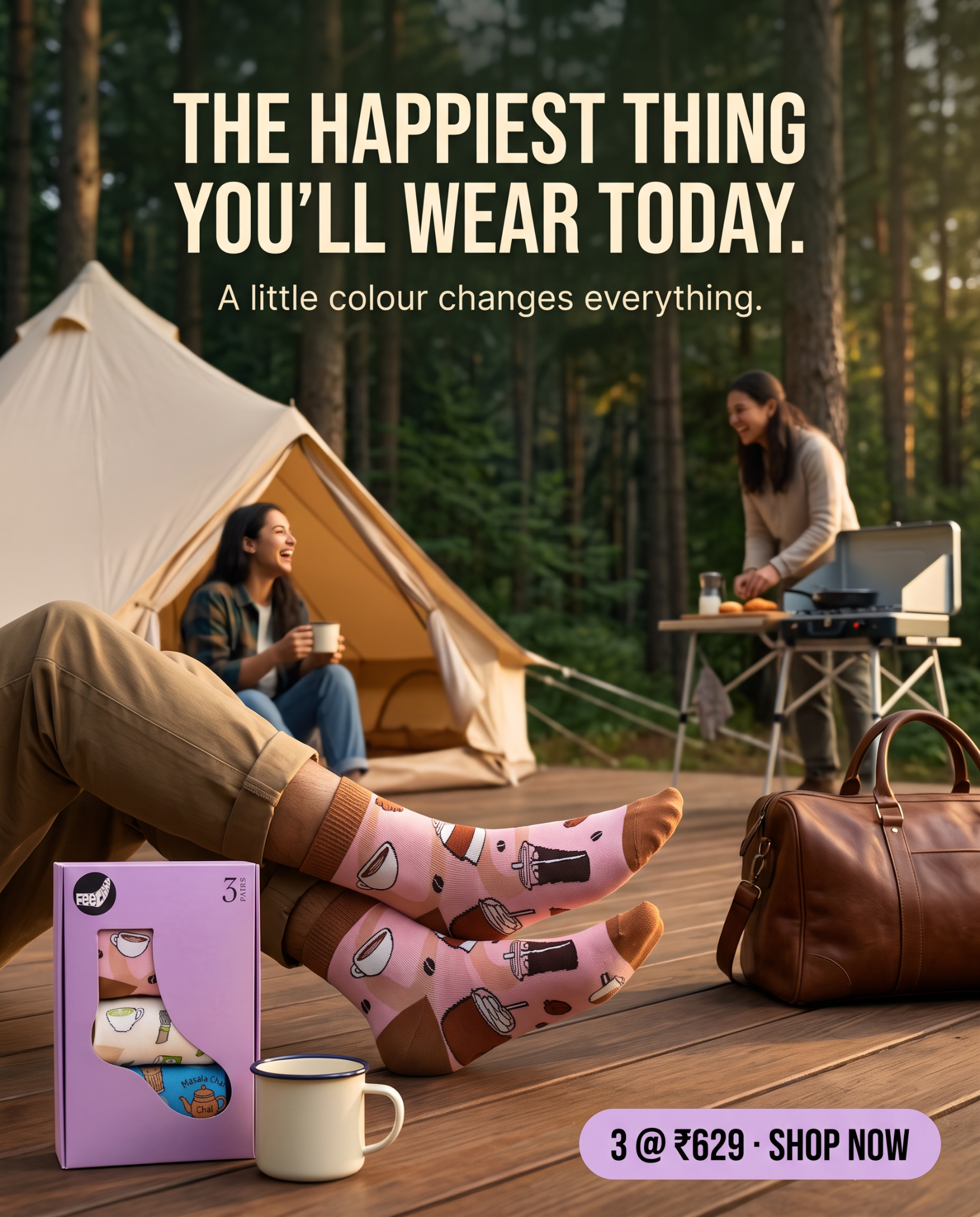Feetishh Facebook ad: Everyday Comfort, Better