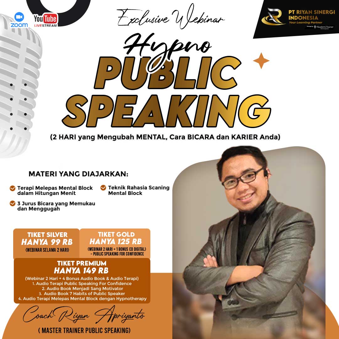 Riyan Apriyanto Pelatih Public Speaking Facebook ad