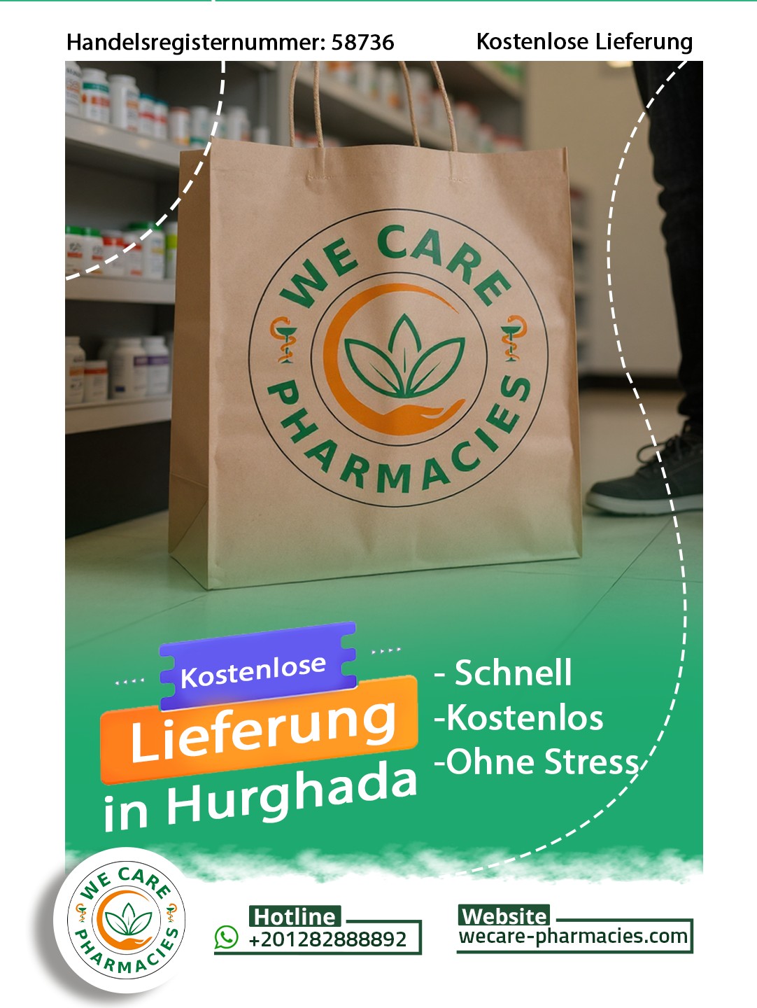 We Care Pharmacies Facebook ad