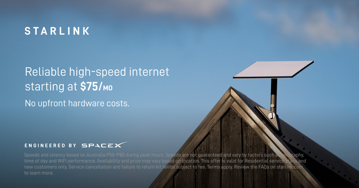 Starlink Facebook ad