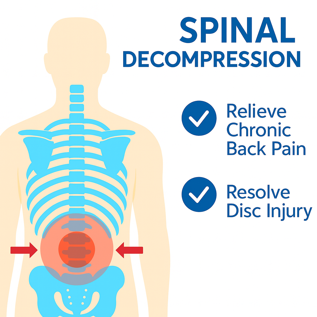 Back To Health Chiropractic Center Facebook ad: $49 Spinal Decompression Treatment!