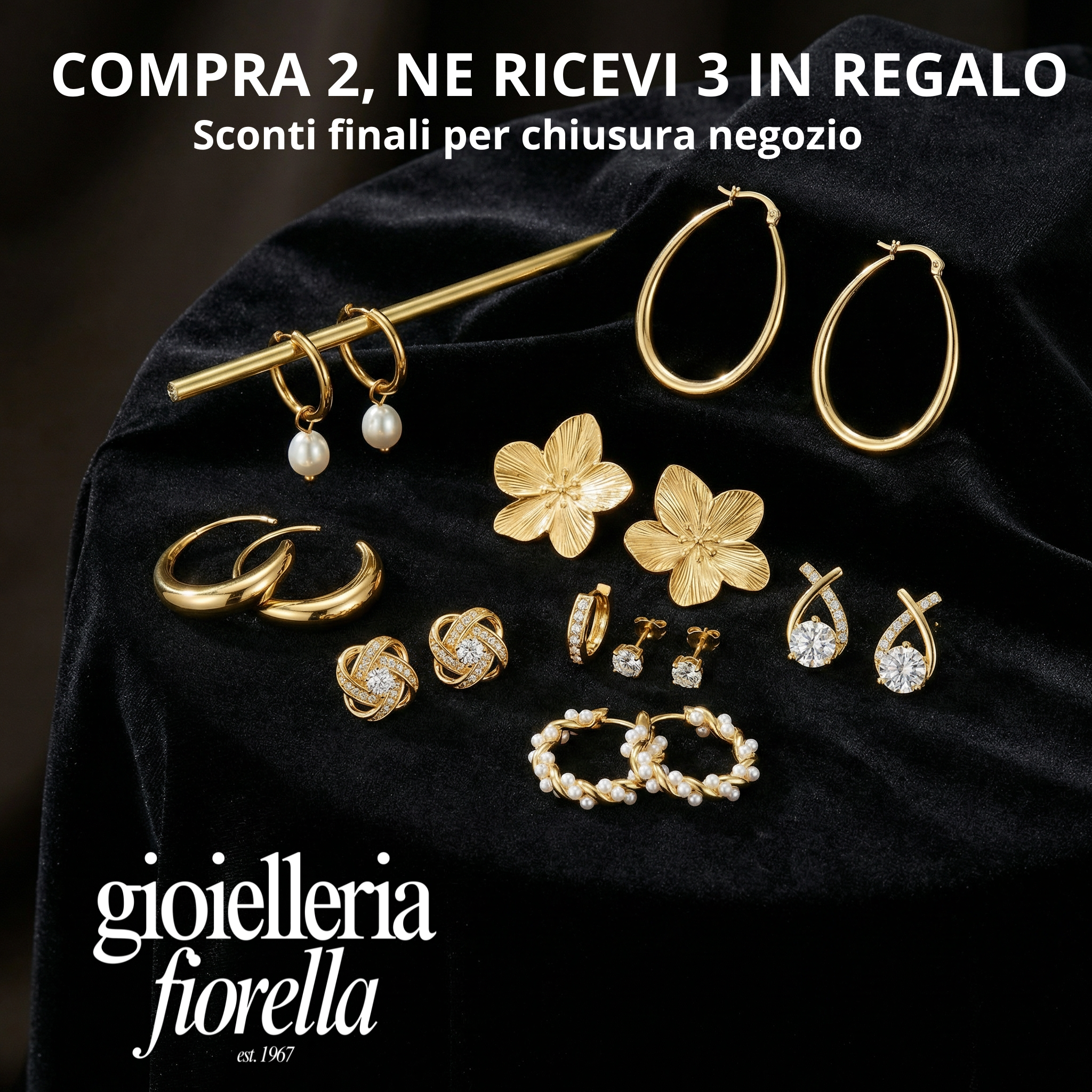 Gioielleria Fiorella Facebook ad: Gioielli senza tempo con grandi sconti a partire da soli 30€