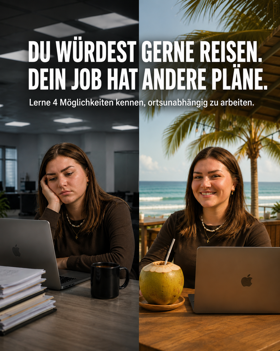 Vollzeitreisen - Leben als digitale Nomaden Facebook ad from Jul 31, 2026