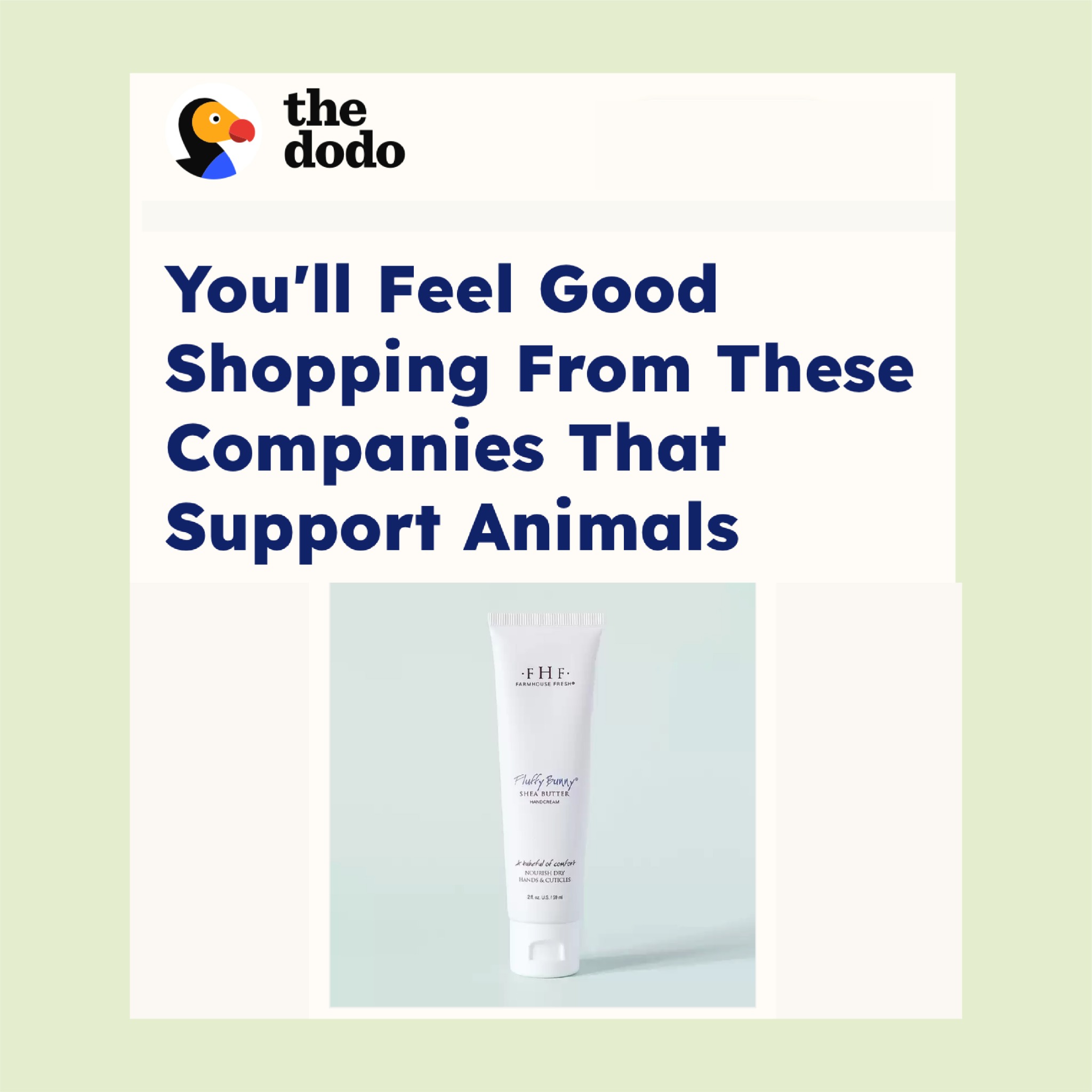 FarmHouse Fresh Skincare Facebook ad