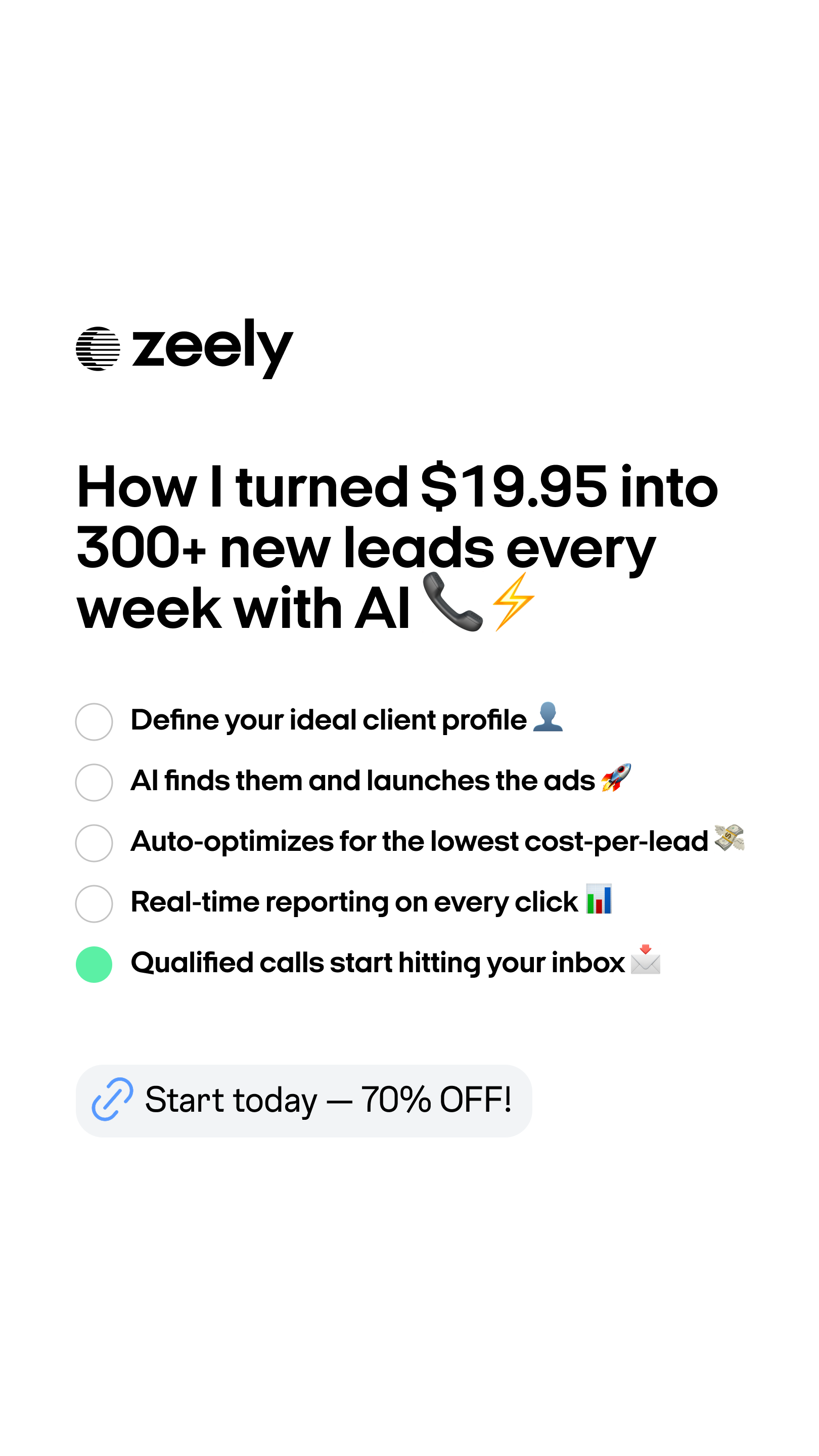 Zeely Facebook ad