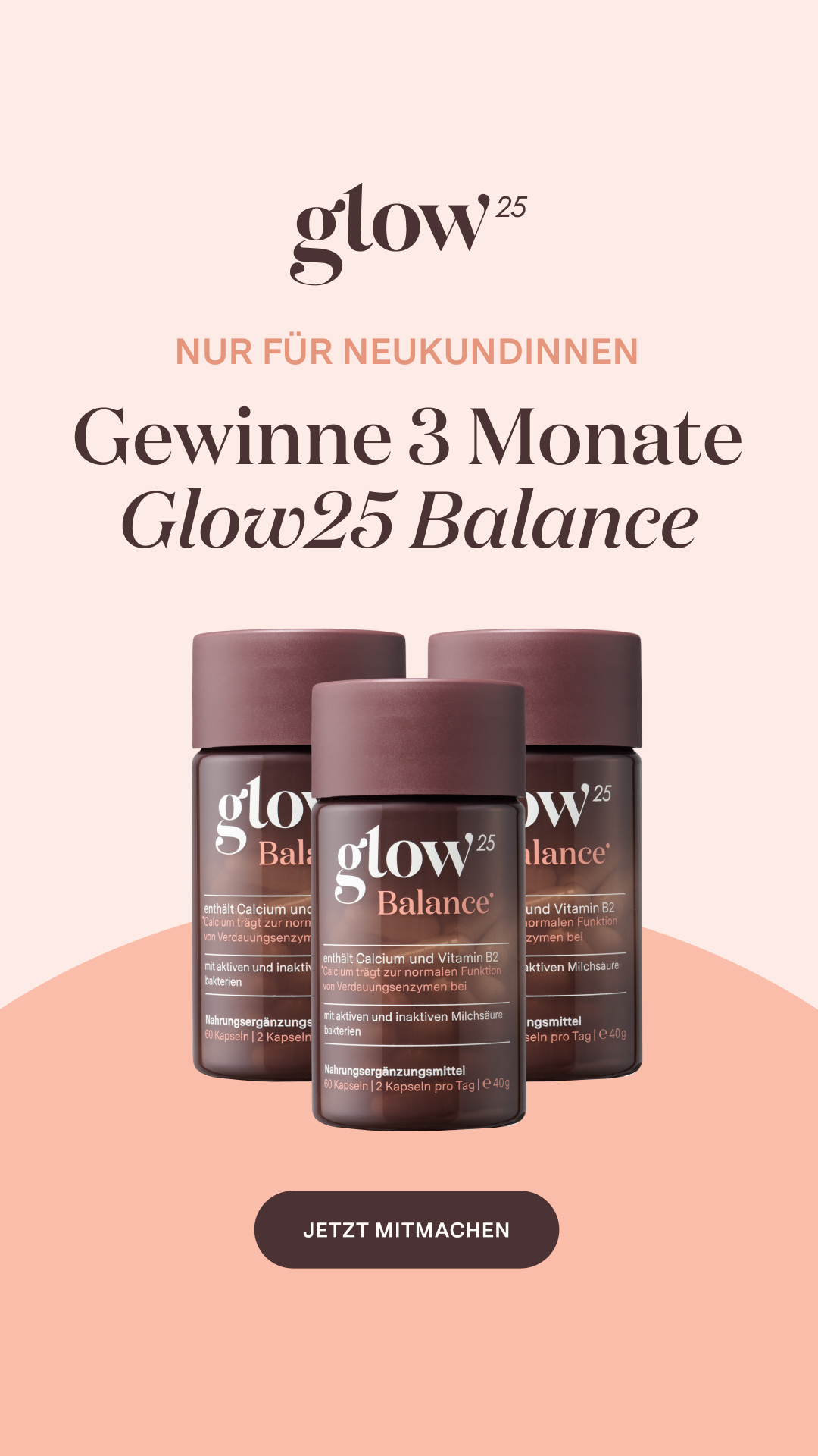 Glow25 - The Collagen Company Facebook ad